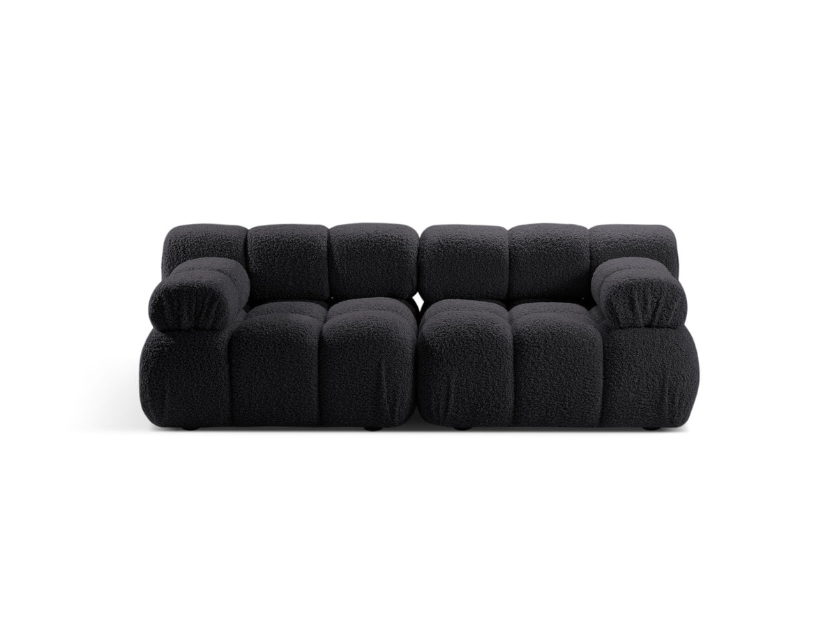 Bellis Boucle modulares Sofa 2 Sitzer 94cm in Graphite-Rolf präsentiert im Onlineshop von KAQTU Design AG. 2er Sofa ist von Micadoni