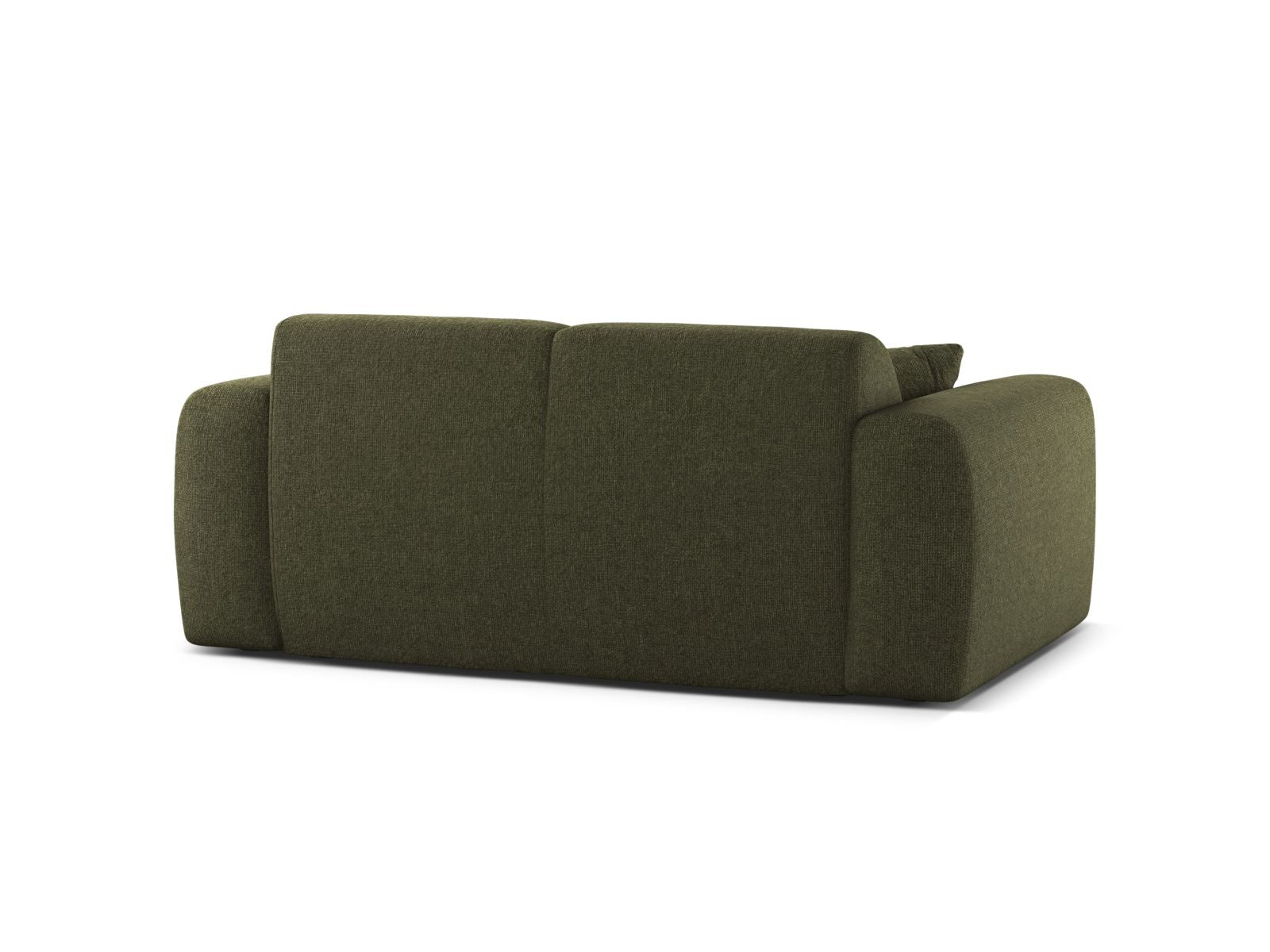 Elegantes 2-Sitzer Sofa Molino in einem trendigen Grünton, ideal für gemütliche Wohnräume, von Micadoni, erhältlich bei KAQTU Design AG.