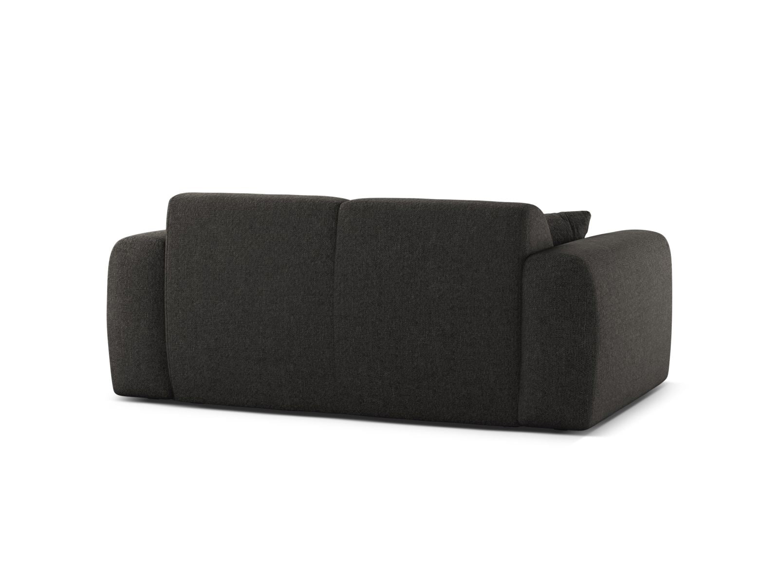 Elegantes 2-Sitzer Sofa Molino in stilvollem Dunkelgrau von Micadoni, ideal für gemütliche Abende und modernes Wohndesign.