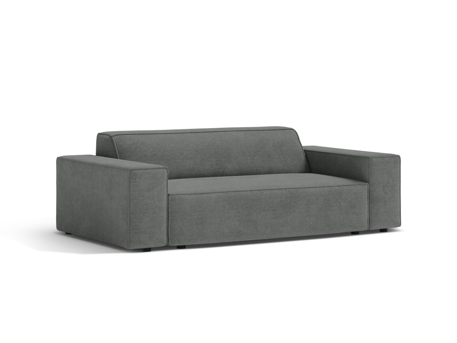 Elegantes 2-Sitzer Sofa Jodie in stilvollem Grau, ideal für moderne Wohnräume, erhältlich bei KAQTU Design AG.