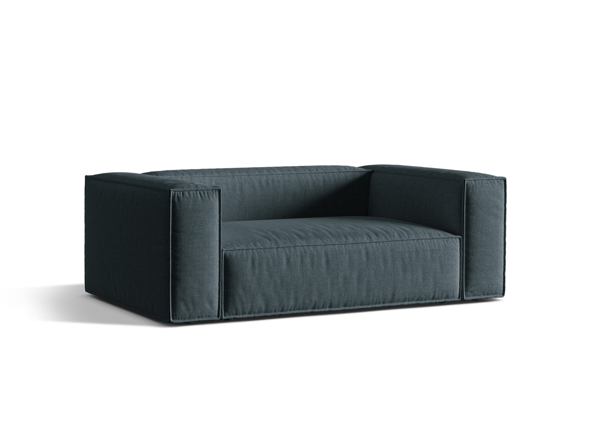 2-Sitzer Sofa Nuria in Deep Petrol-Liberty präsentiert im Onlineshop von KAQTU Design AG. 2er Sofa ist von Micadoni