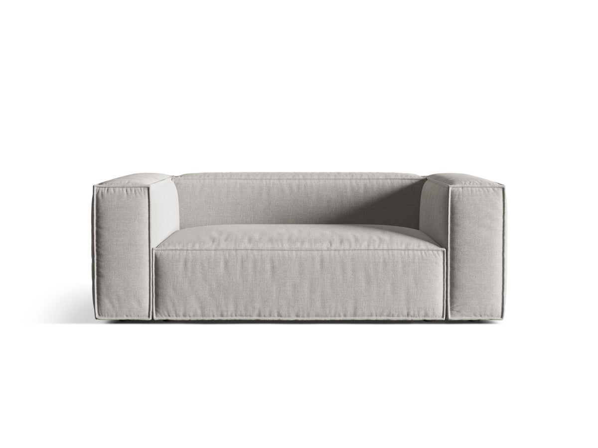 2-Sitzer Sofa Nuria in Light Grey-Liberty präsentiert im Onlineshop von KAQTU Design AG. 2er Sofa ist von Micadoni