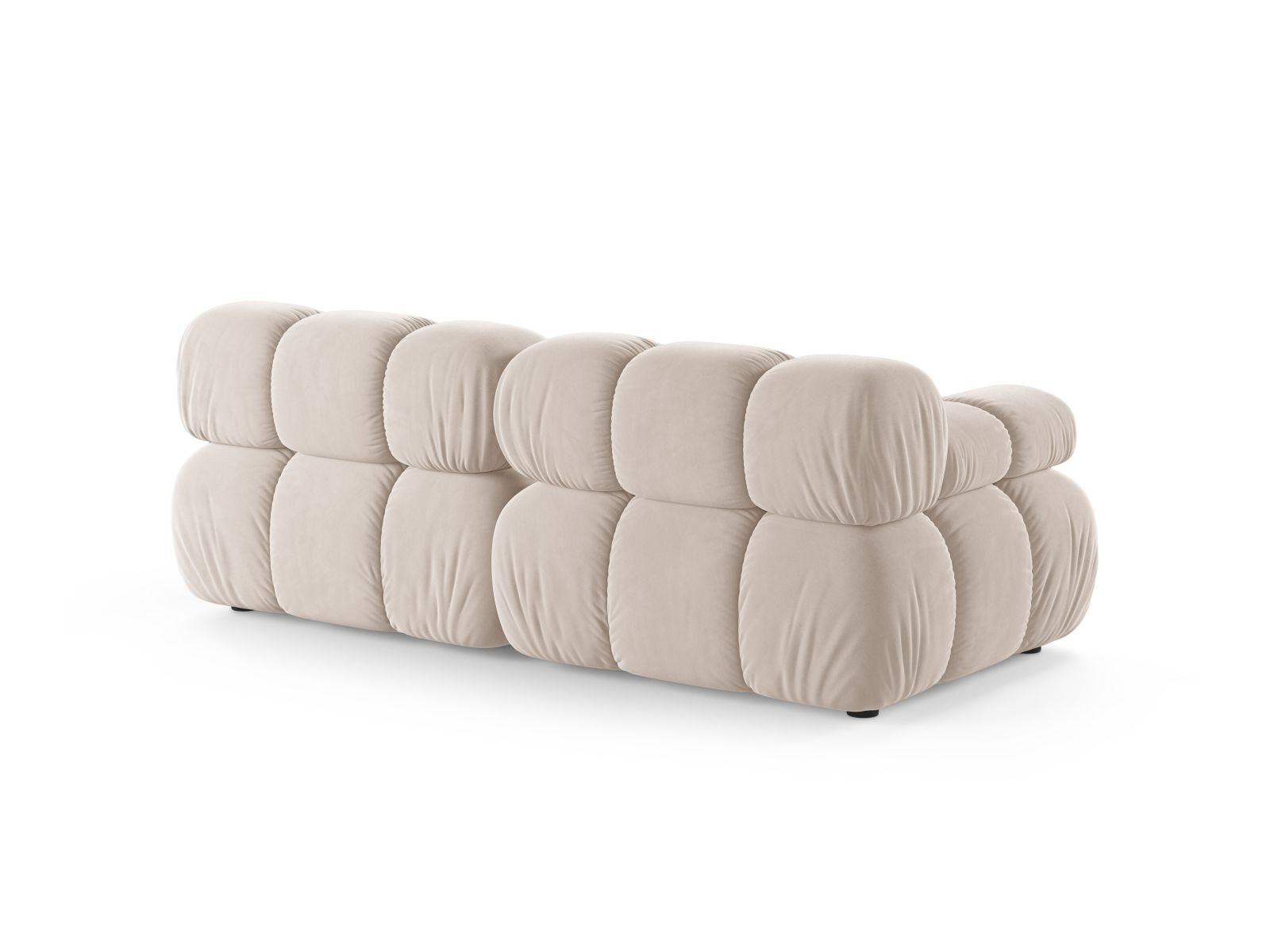 Elegantes 2-Sitzer Sofa Bellis in sanftem Light Beige-Venus, ideal für stilvolle Wohnräume und entspannte Stunden.