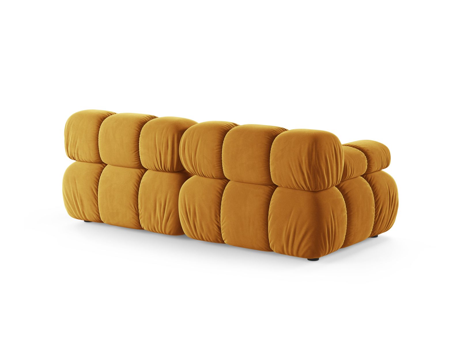 Modulares 2-Sitzer Sofa Bellis in strahlendem Gelb, ideal für moderne Wohnräume und entspannte Stunden, erhältlich bei Micadoni.