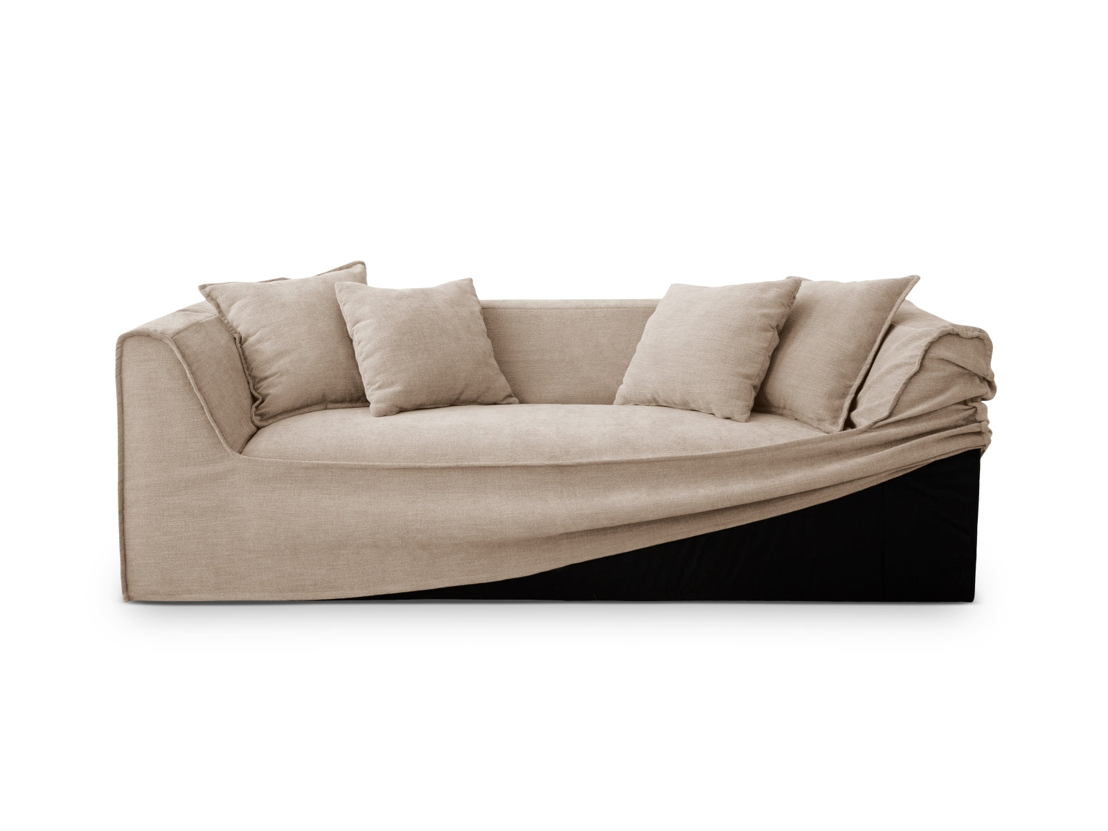 Milton Sofa 2 Sitzer in Sand präsentiert im Onlineshop von KAQTU Design AG. Sofa ist von Micadoni