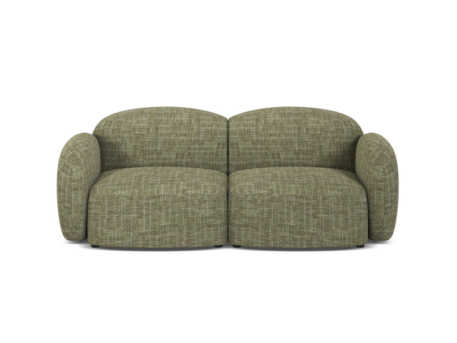 2-Sitzer Sofa Blair in Olive-Baltimore präsentiert im Onlineshop von KAQTU Design AG. 2er Sofa ist von Micadoni