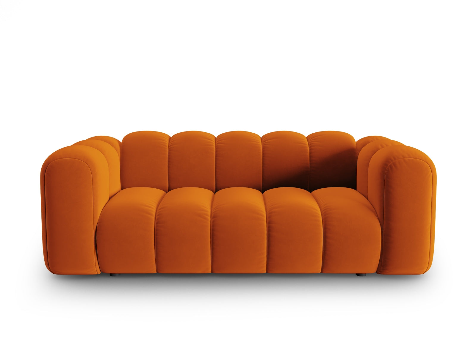 Lupine Velour Sofa 2 Sitzer in Terracotta präsentiert im Onlineshop von KAQTU Design AG. 2er Sofa ist von Micadoni