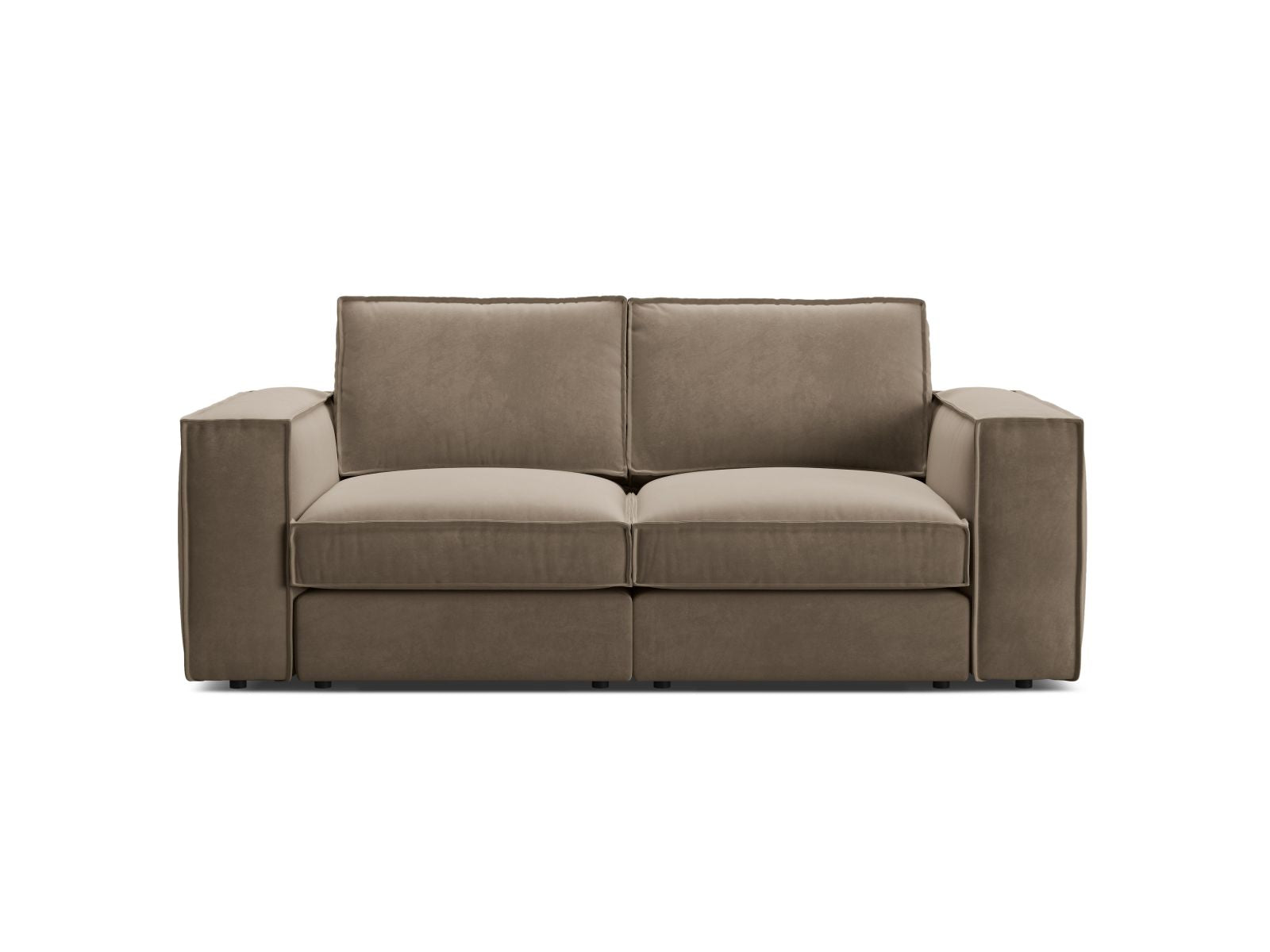 2-Sitzer Modular Sofa Pola in Grey Brown-Salvador präsentiert im Onlineshop von KAQTU Design AG. 2er Sofa ist von Micadoni