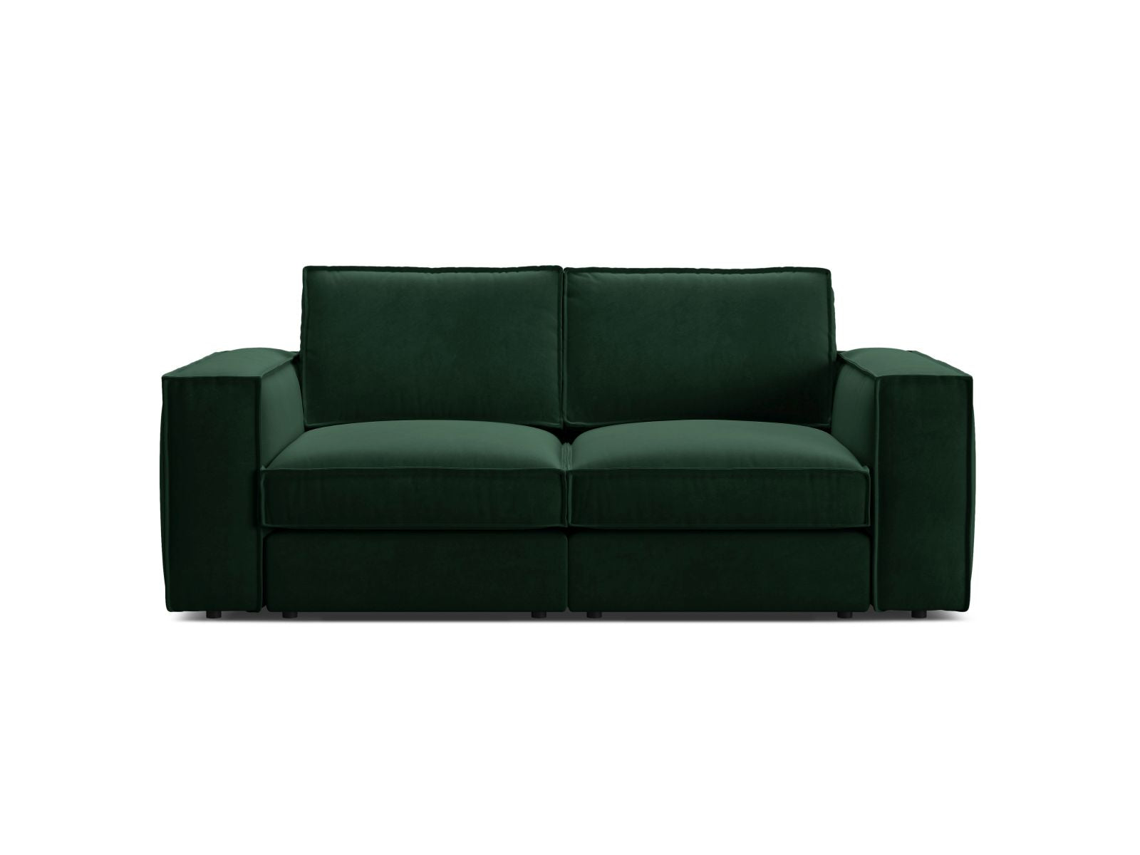 2-Sitzer Modular Sofa Pola in Bottle Green-Salvador präsentiert im Onlineshop von KAQTU Design AG. 2er Sofa ist von Micadoni