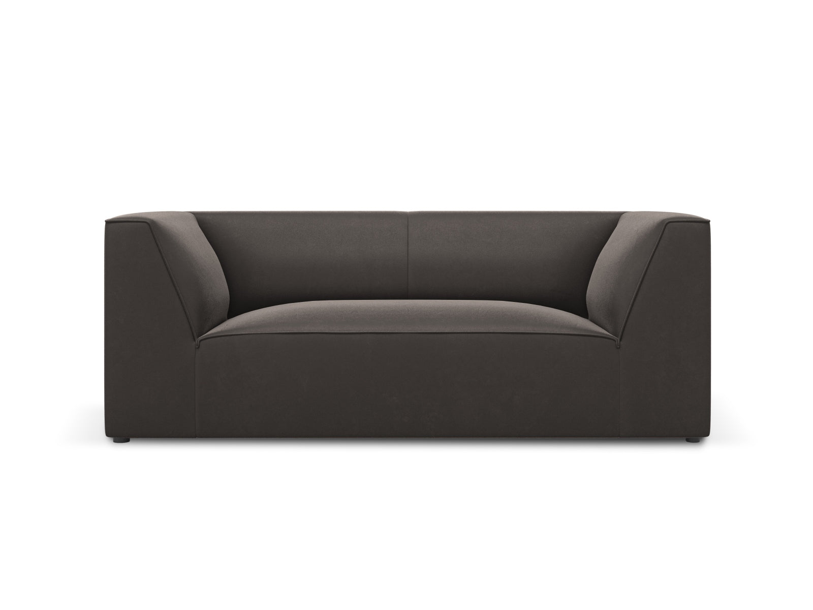 Ruby Velour Sofa 2 Sitzer in Dark Grey-Salvador präsentiert im Onlineshop von KAQTU Design AG. 2er Sofa ist von Micadoni