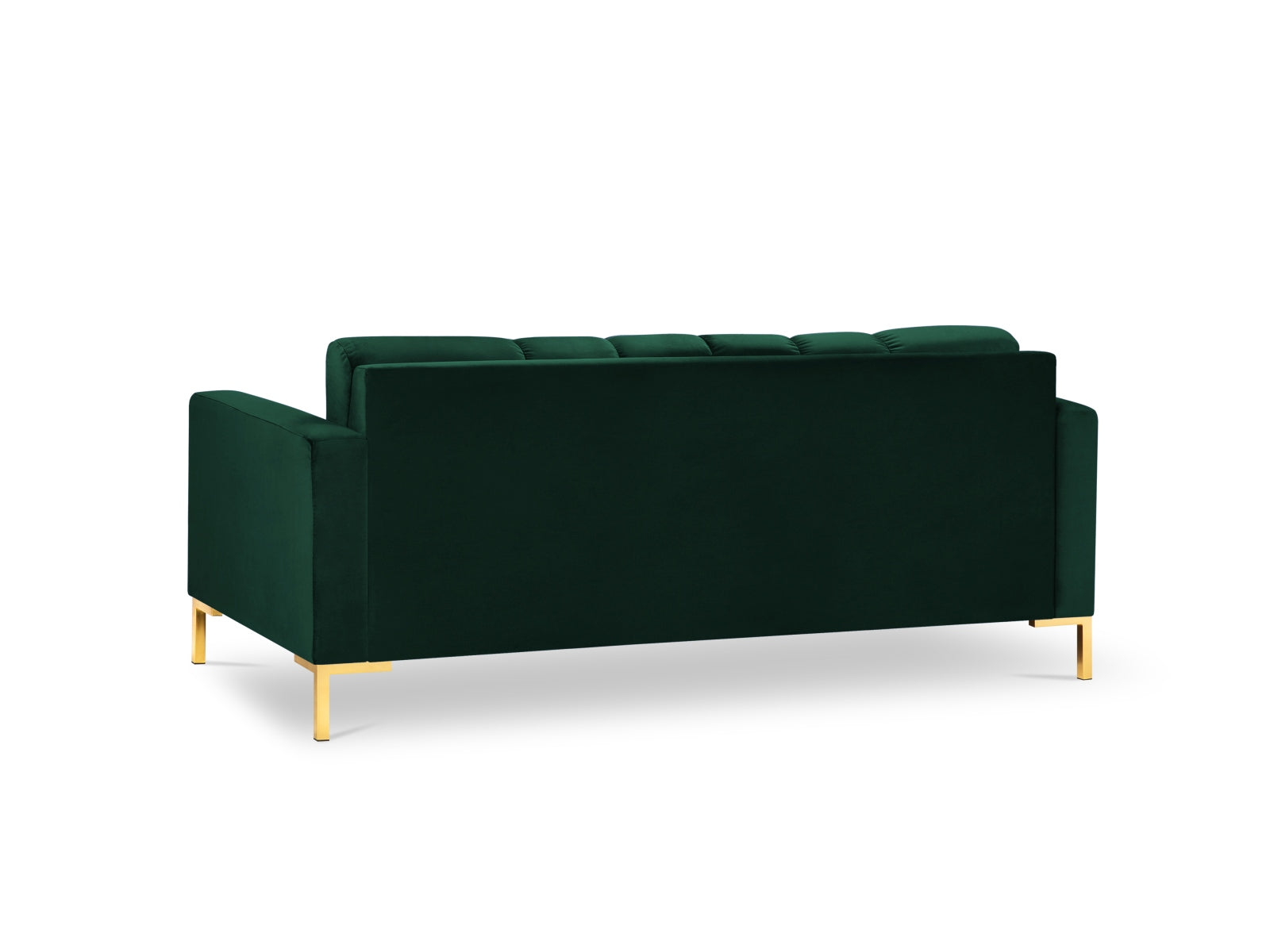 Mamaia Velour Sofa 2 Sitzer in Bottle Green/Gold präsentiert im Onlineshop von KAQTU Design AG. 2er Sofa ist von Micadoni