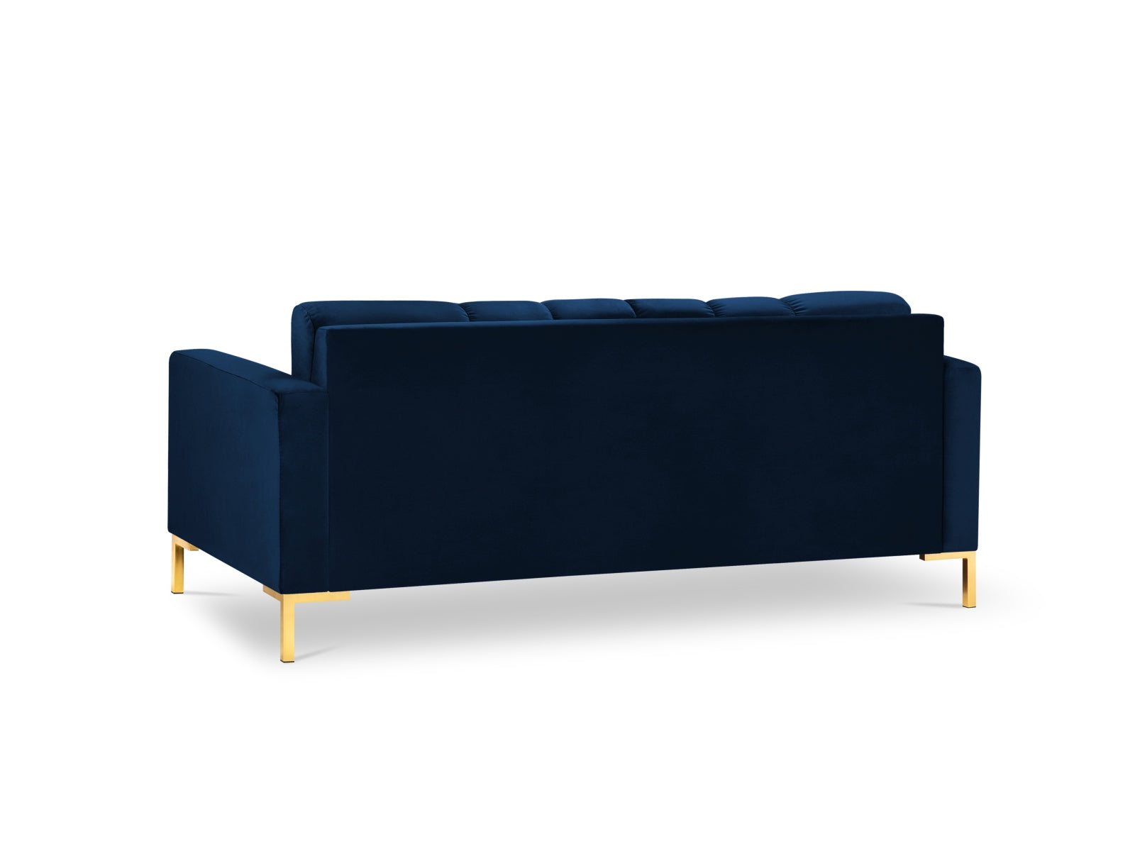 Mamaia Velour Sofa 2 Sitzer in Royal Blue/Gold präsentiert im Onlineshop von KAQTU Design AG. 2er Sofa ist von Micadoni