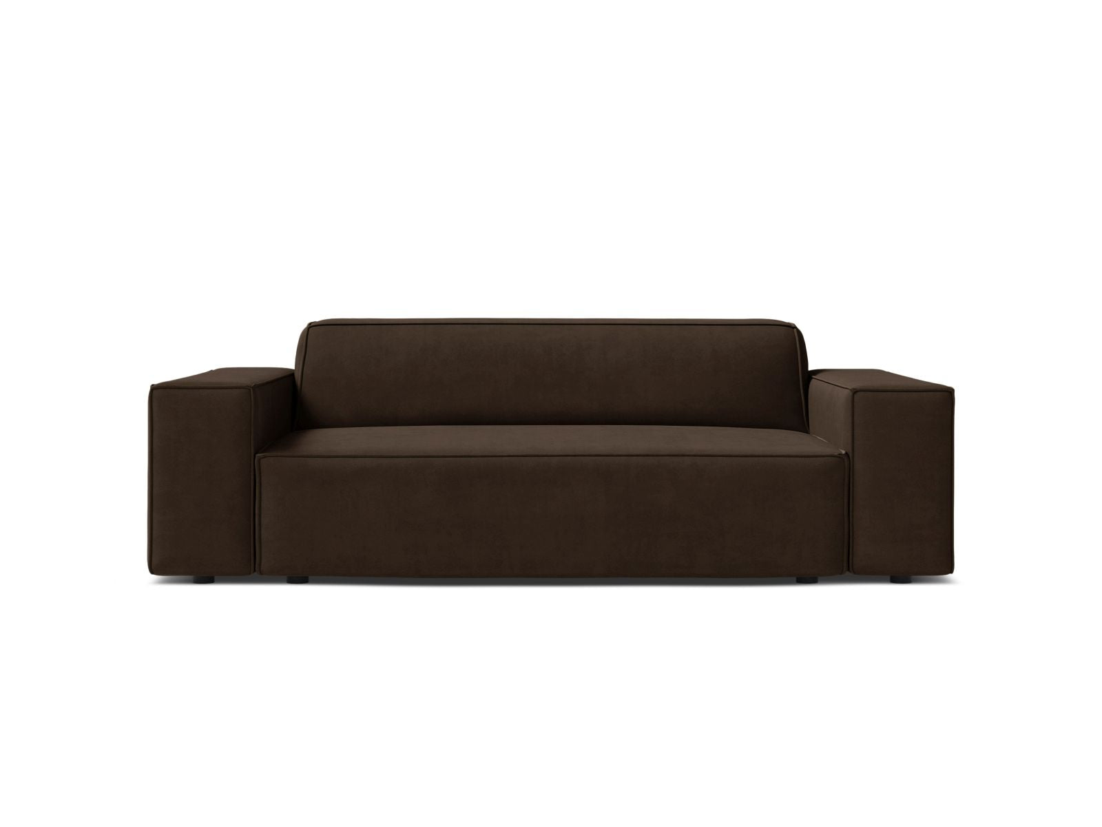 2-Sitzer Sofa Jodie in Dark Grey-Bluvel präsentiert im Onlineshop von KAQTU Design AG. 2er Sofa ist von Micadoni