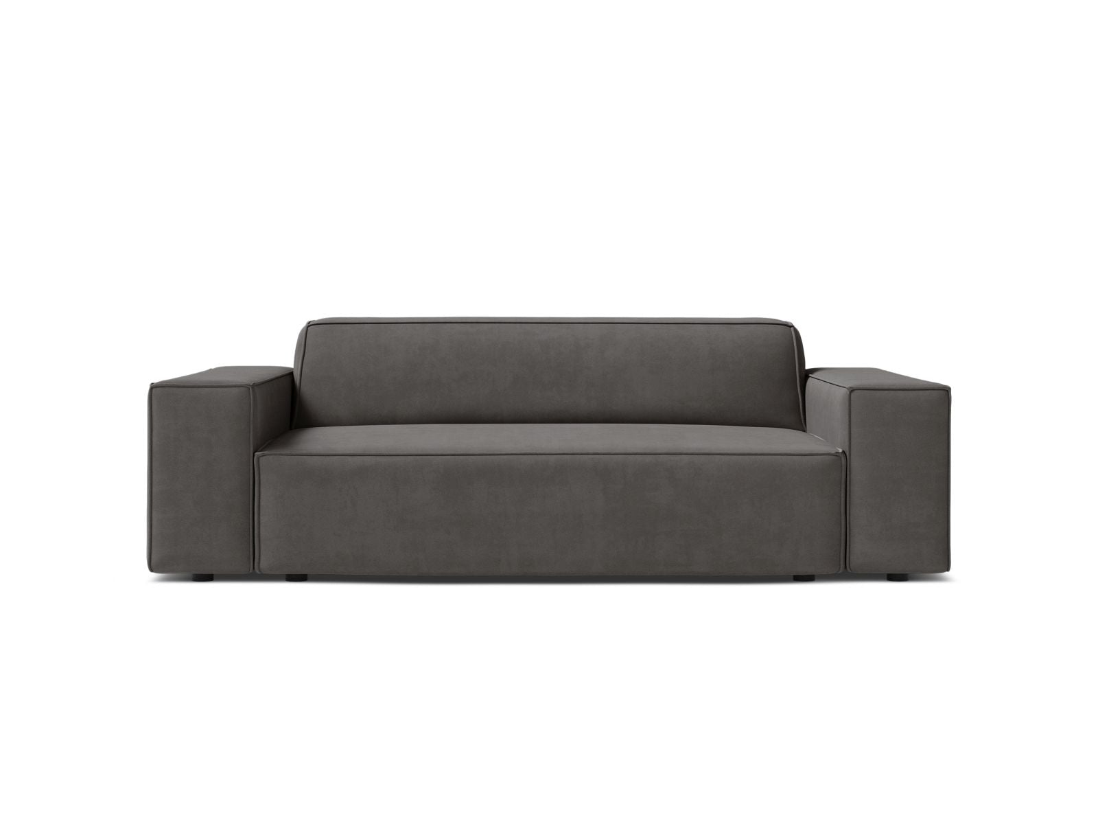 2-Sitzer Sofa Jodie in Light Grey-Bluvel präsentiert im Onlineshop von KAQTU Design AG. 2er Sofa ist von Micadoni