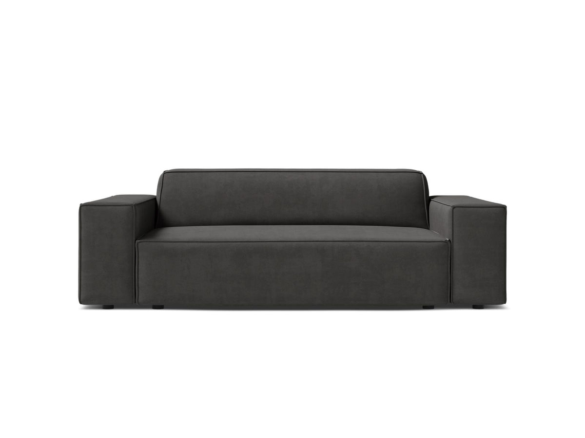 2-Sitzer Sofa Jodie in Grey-Bluvel präsentiert im Onlineshop von KAQTU Design AG. 2er Sofa ist von Micadoni