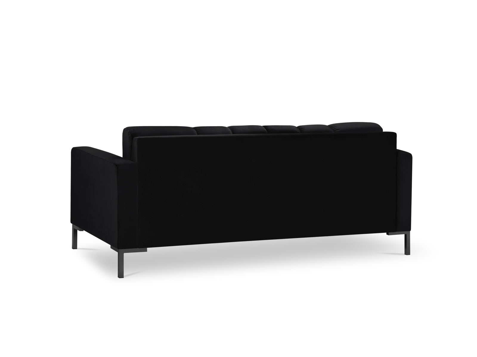 Mamaia Velour Sofa 2 Sitzer in Black/Schwarz präsentiert im Onlineshop von KAQTU Design AG. 2er Sofa ist von Micadoni