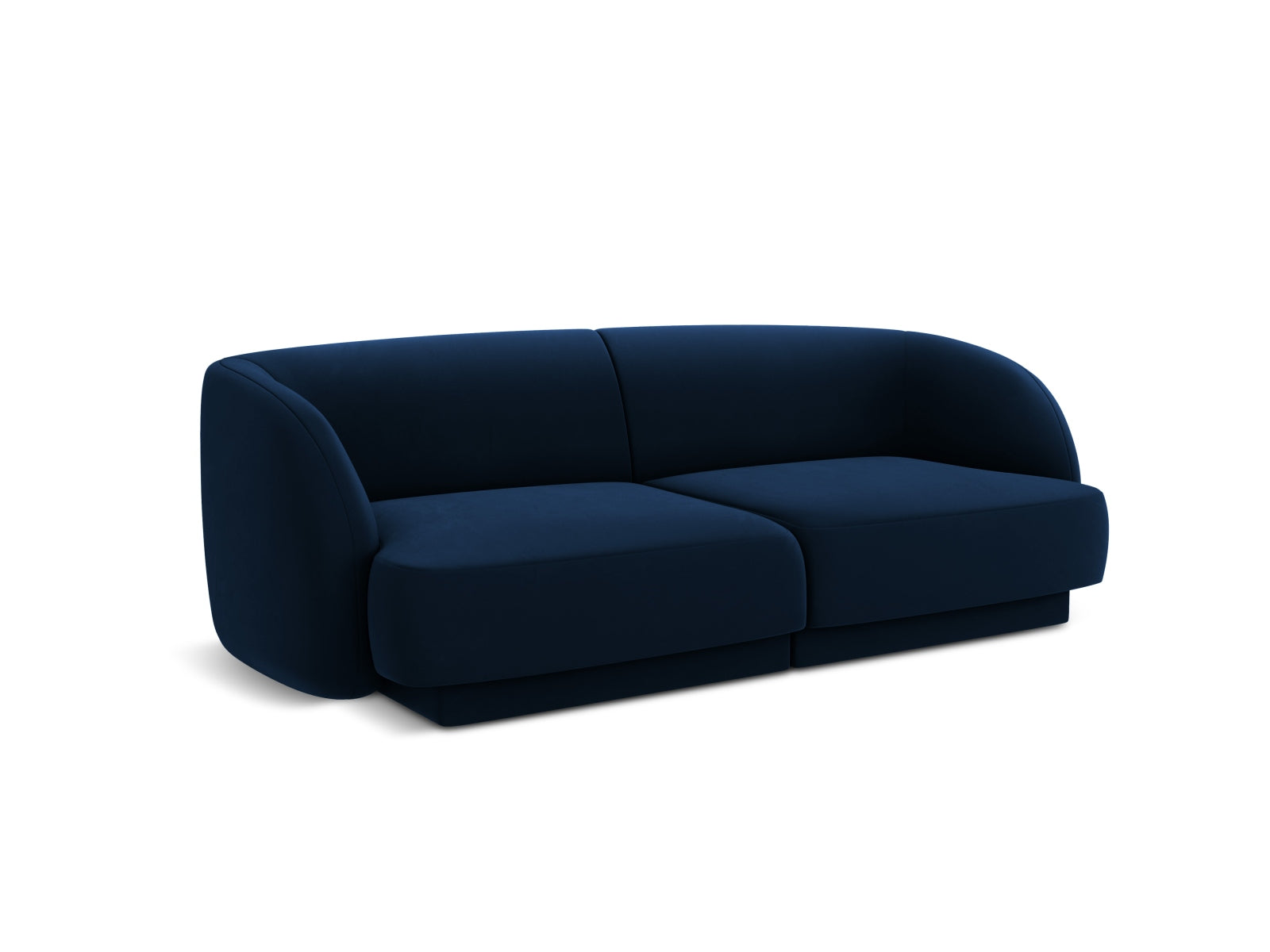 Miley Velour Sofa 2 Sitzer in Royal Blue präsentiert im Onlineshop von KAQTU Design AG. 2er Sofa ist von Micadoni