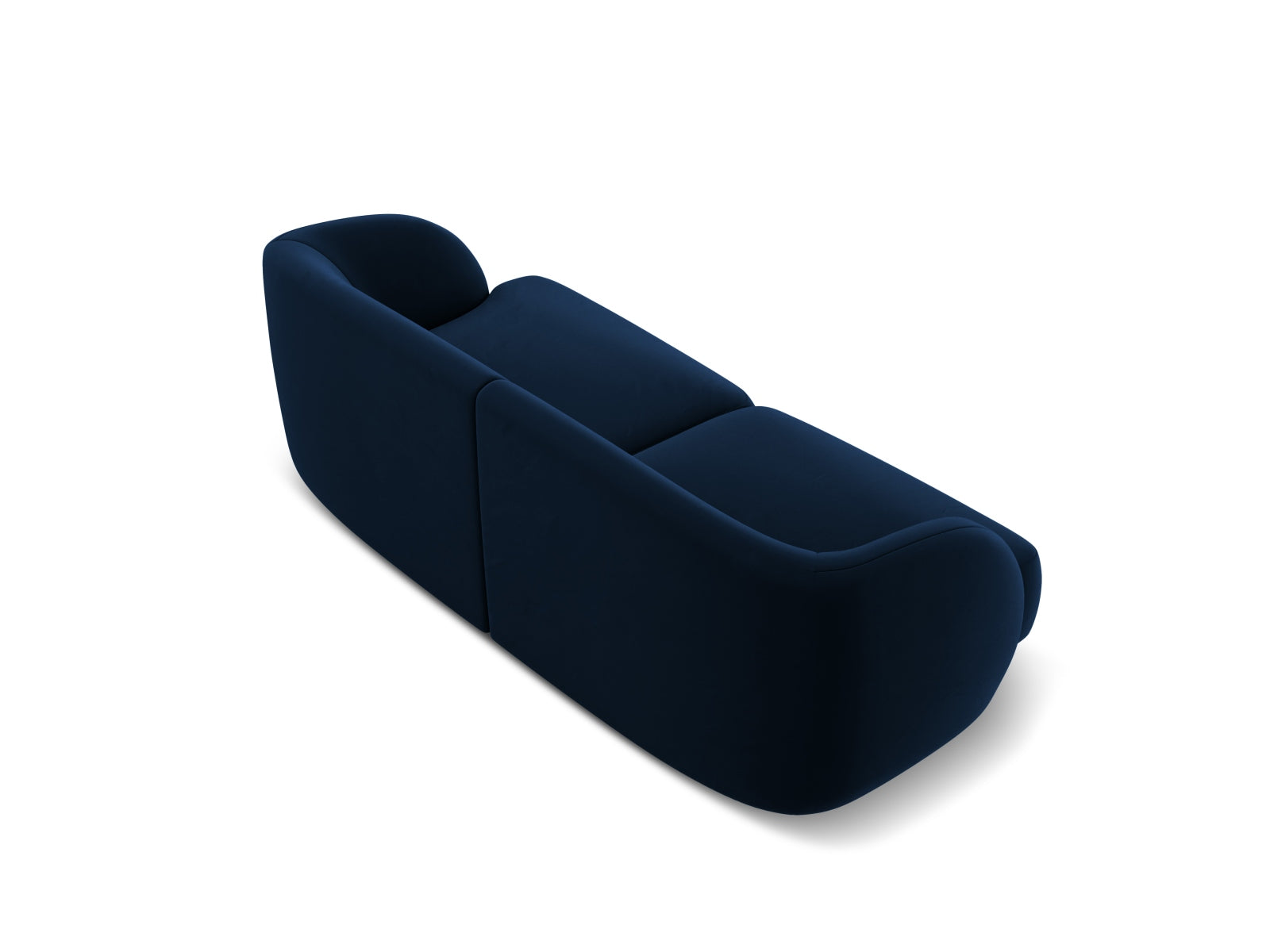 Miley Velour Sofa 2 Sitzer in Royal Blue präsentiert im Onlineshop von KAQTU Design AG. 2er Sofa ist von Micadoni