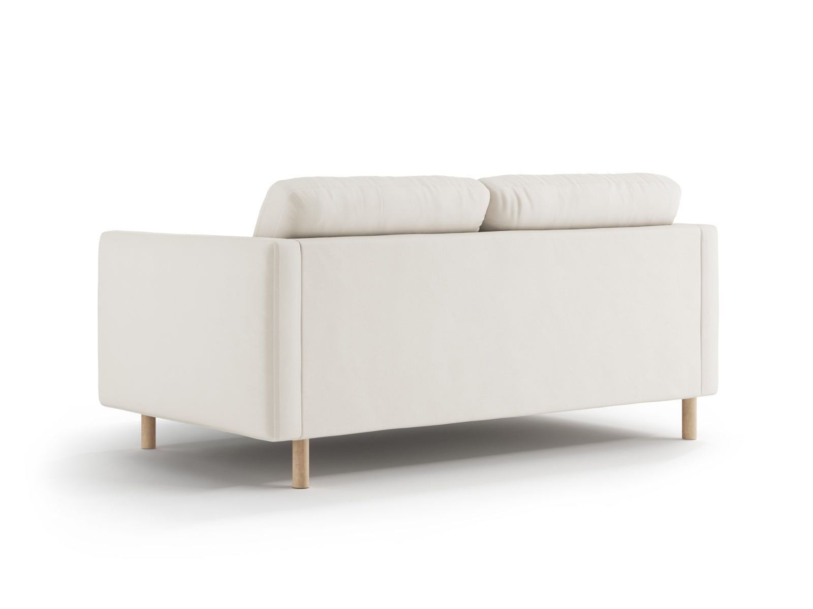 Bequemes 2-Sitzer Sofa im edlen Veloursstoff, perfekt für stilvolle Wohnzimmer und entspannte Abende, erhältlich bei Micadoni.