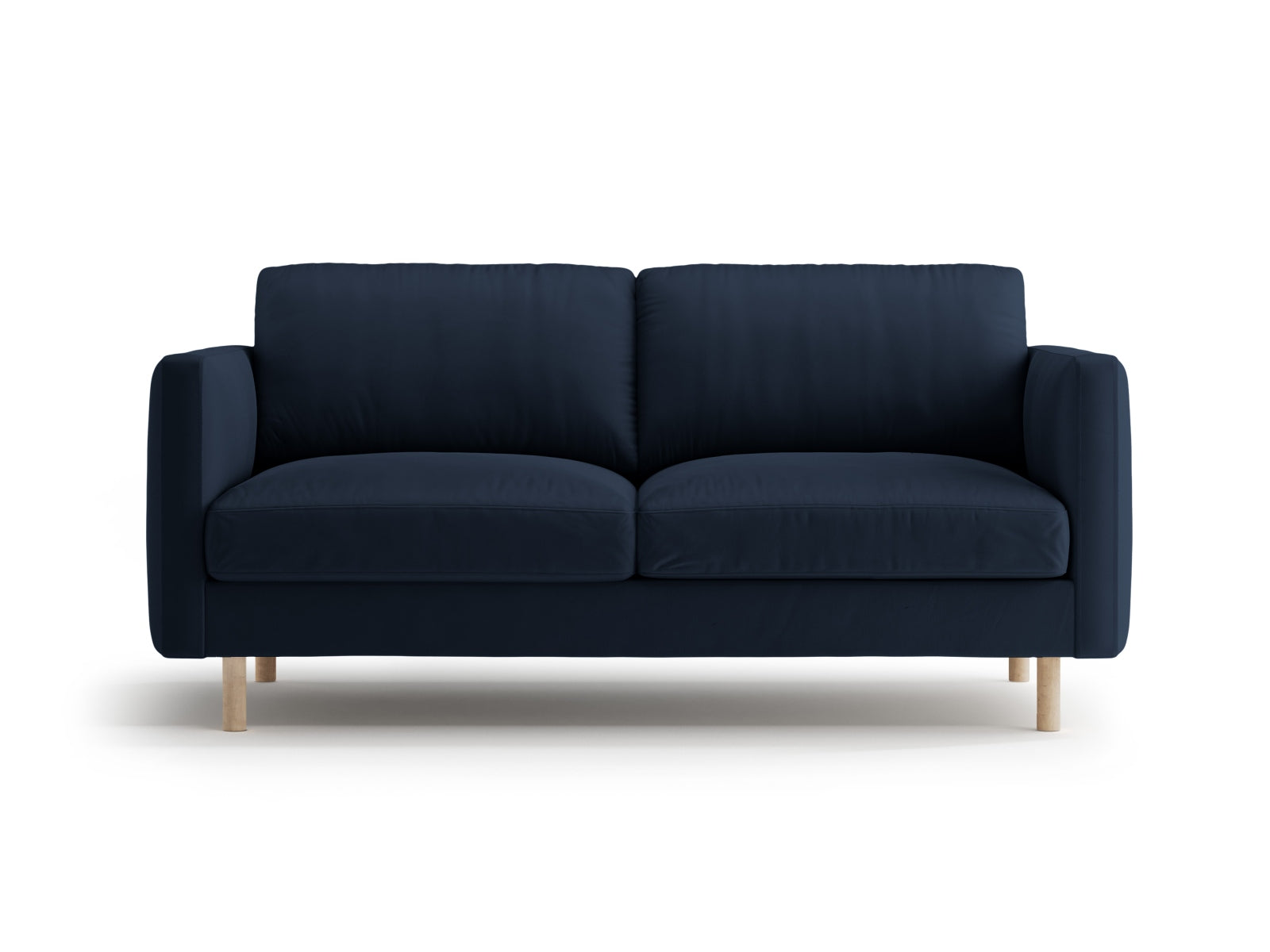 Eden Velour Sofa 2 Sitzer in Dark Blue-Paris präsentiert im Onlineshop von KAQTU Design AG. 2er Sofa ist von Micadoni