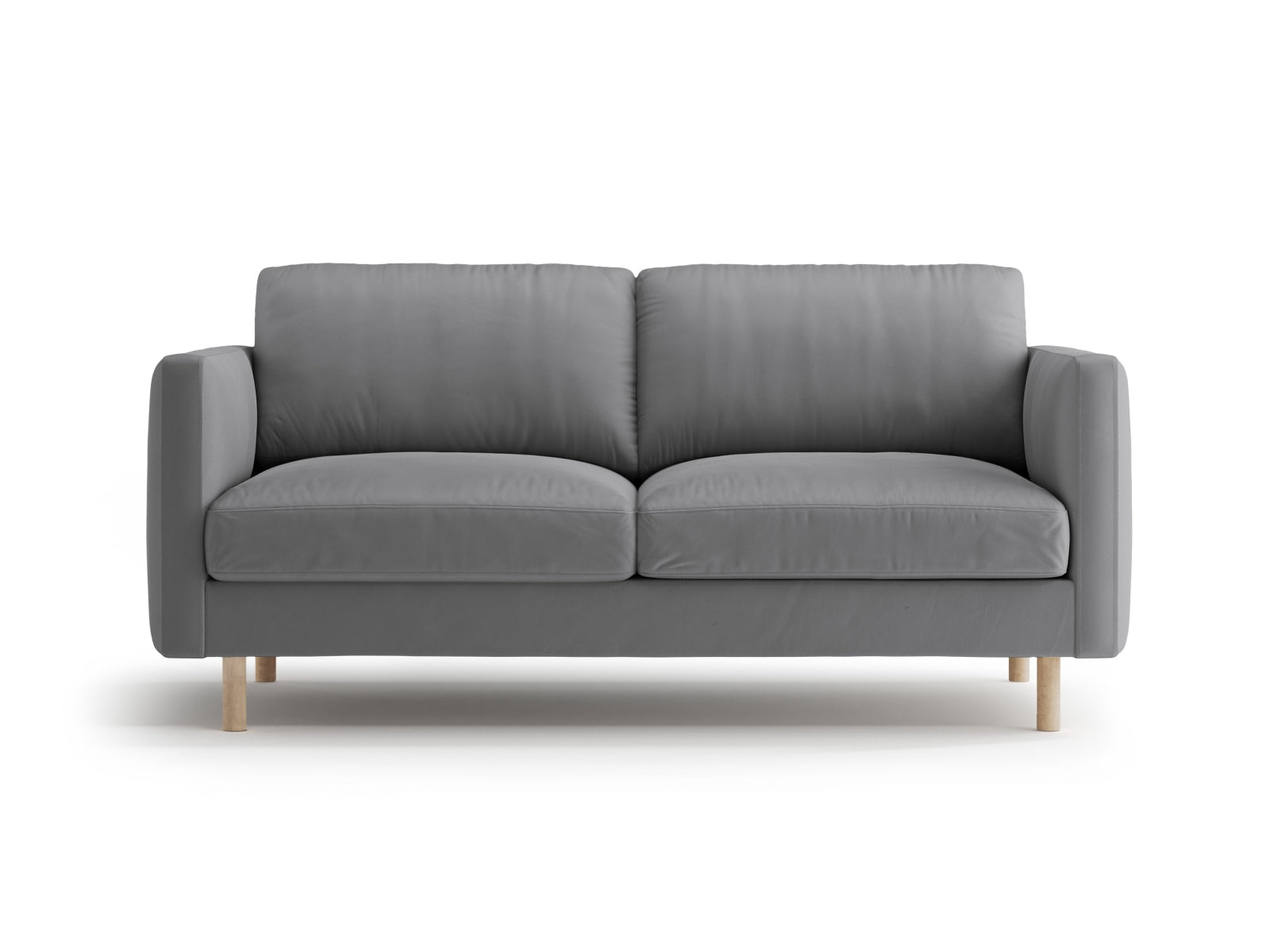 Eden Velour Sofa 2 Sitzer in Grey-Paris präsentiert im Onlineshop von KAQTU Design AG. 2er Sofa ist von Micadoni