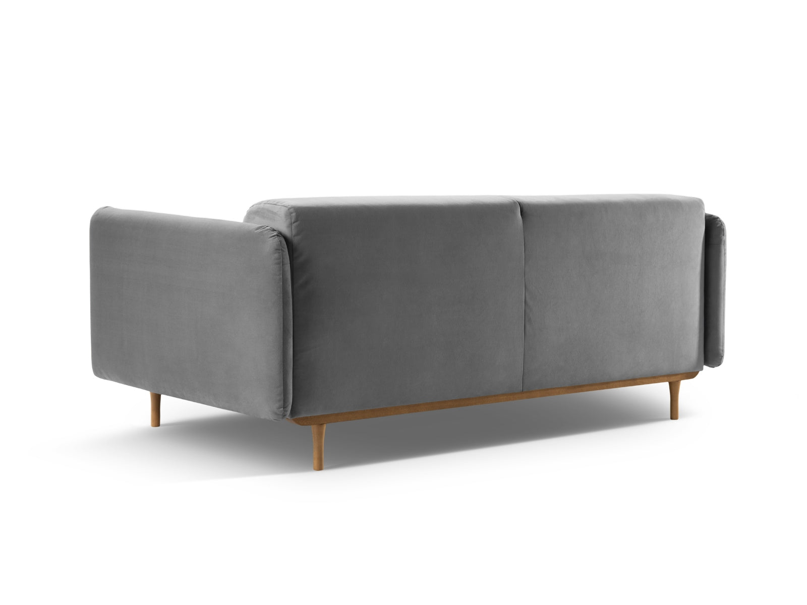Noomi Velour Sofa 2 Sitzer in Grey präsentiert im Onlineshop von KAQTU Design AG. 2er Sofa ist von Micadoni