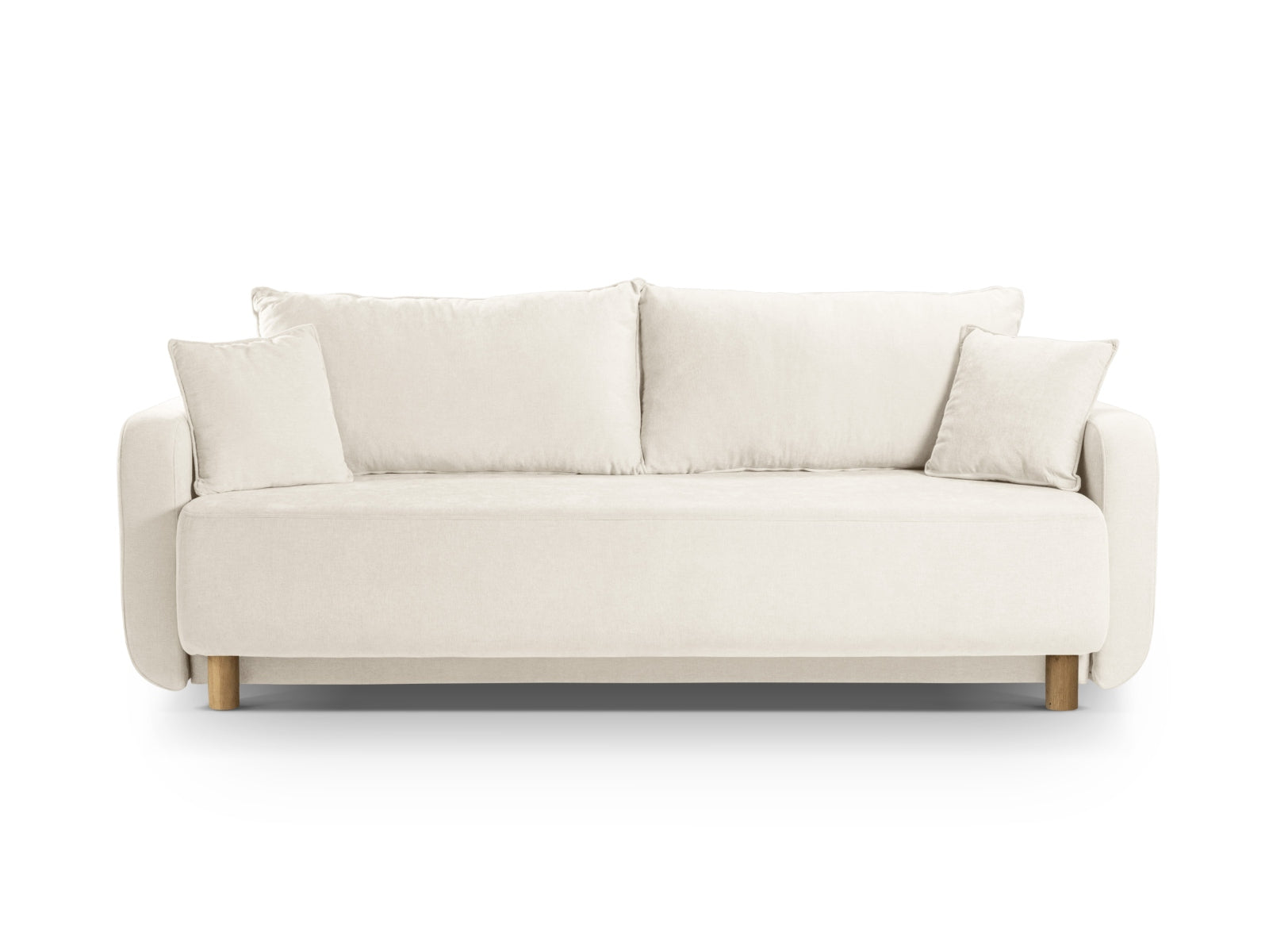 Elen Sofa mit Schlaffunktion und Stauraum 3 Sitzer V2 in Ivory-Wind präsentiert im Onlineshop von KAQTU Design AG. Bettsofa ist von Micadoni
