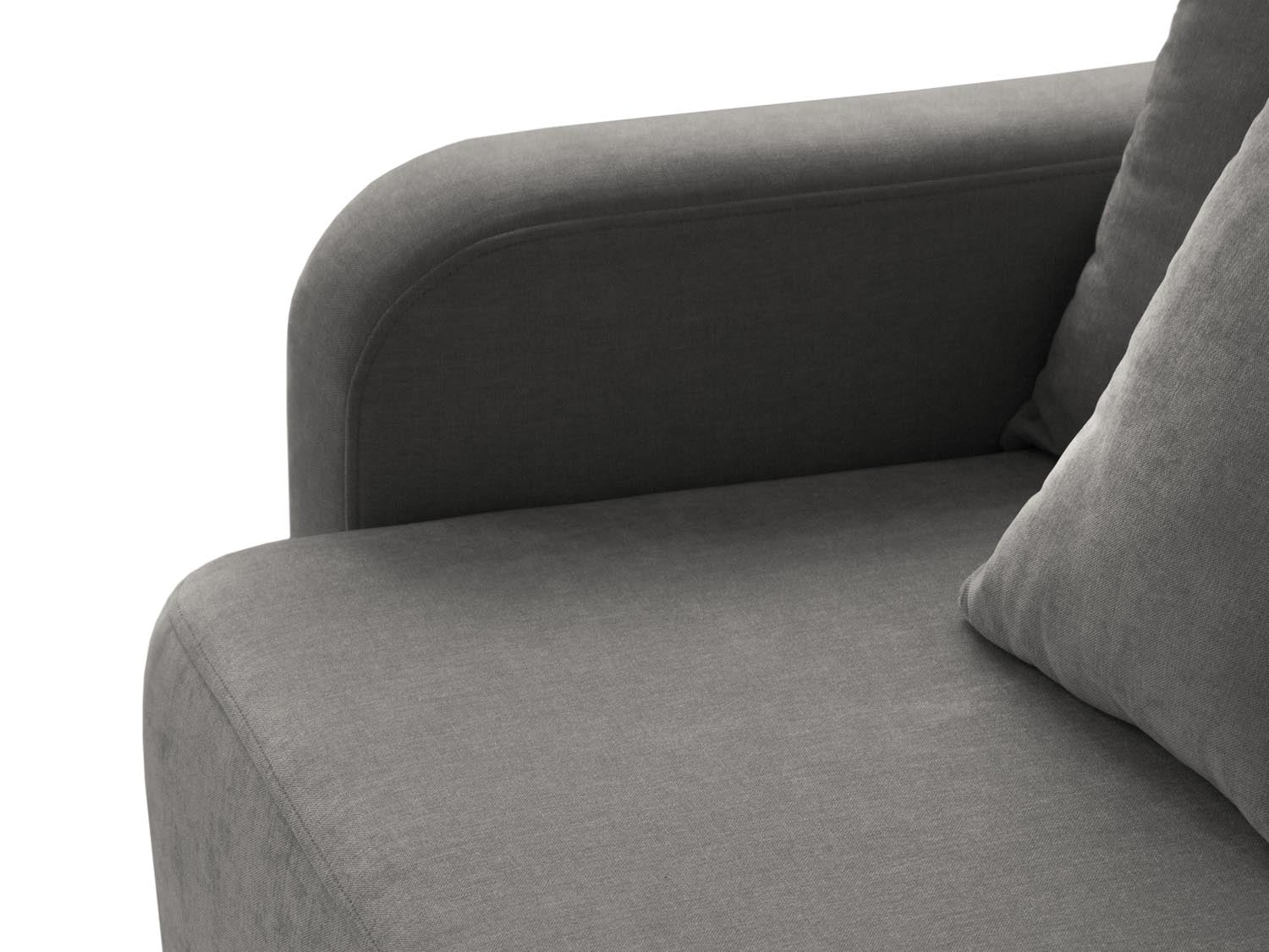Modernes 3-Sitzer Bettsofa Elen von Micadoni, ideal für flexible Wohnräume, bietet Schlafgelegenheit und zusätzlichen Stauraum.