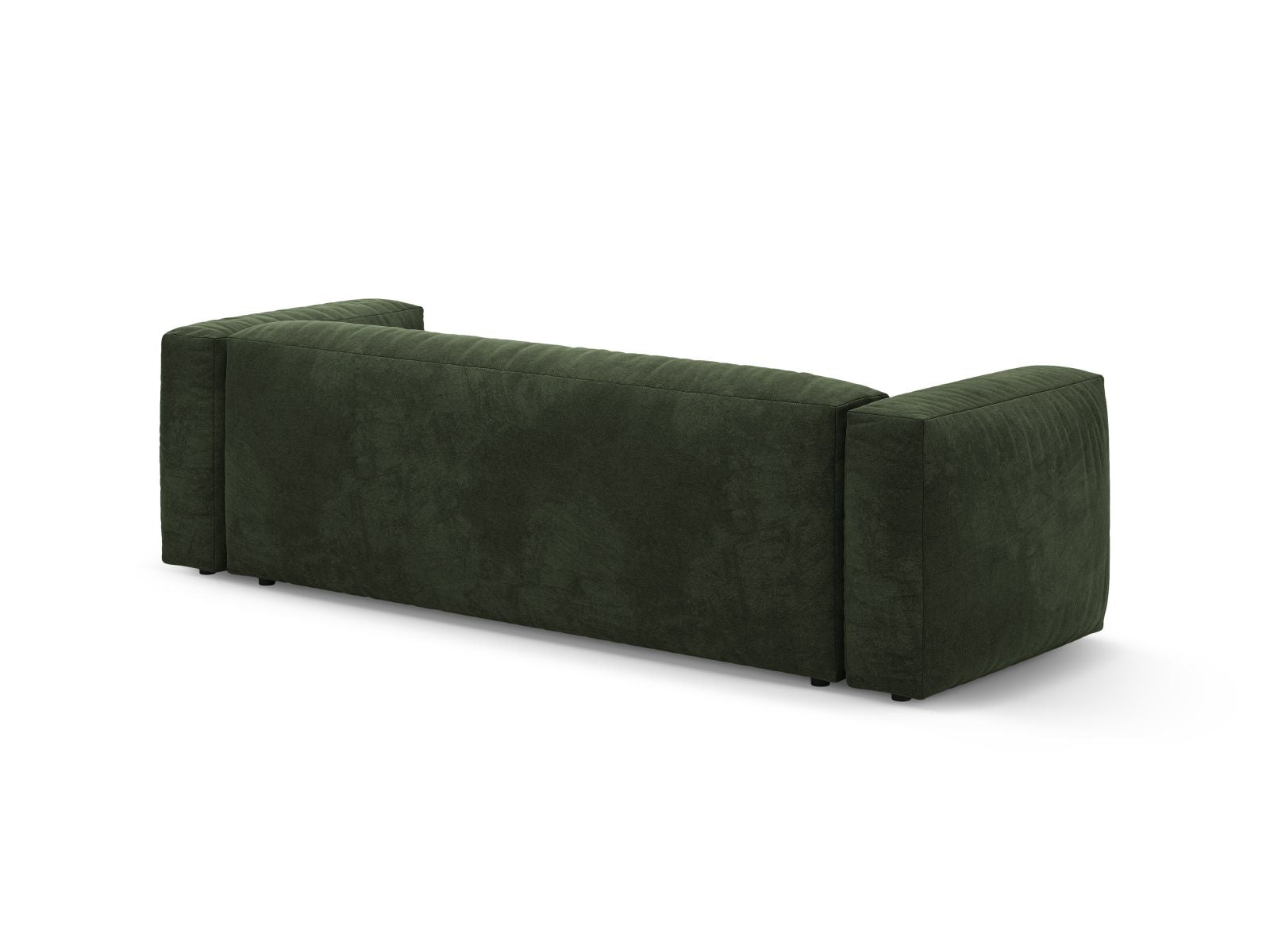 Elegantes 3-Sitzer Bettsofa Martina in trendigem Grün, ideal für gemütliche Stunden und als komfortable Schlafgelegenheit.