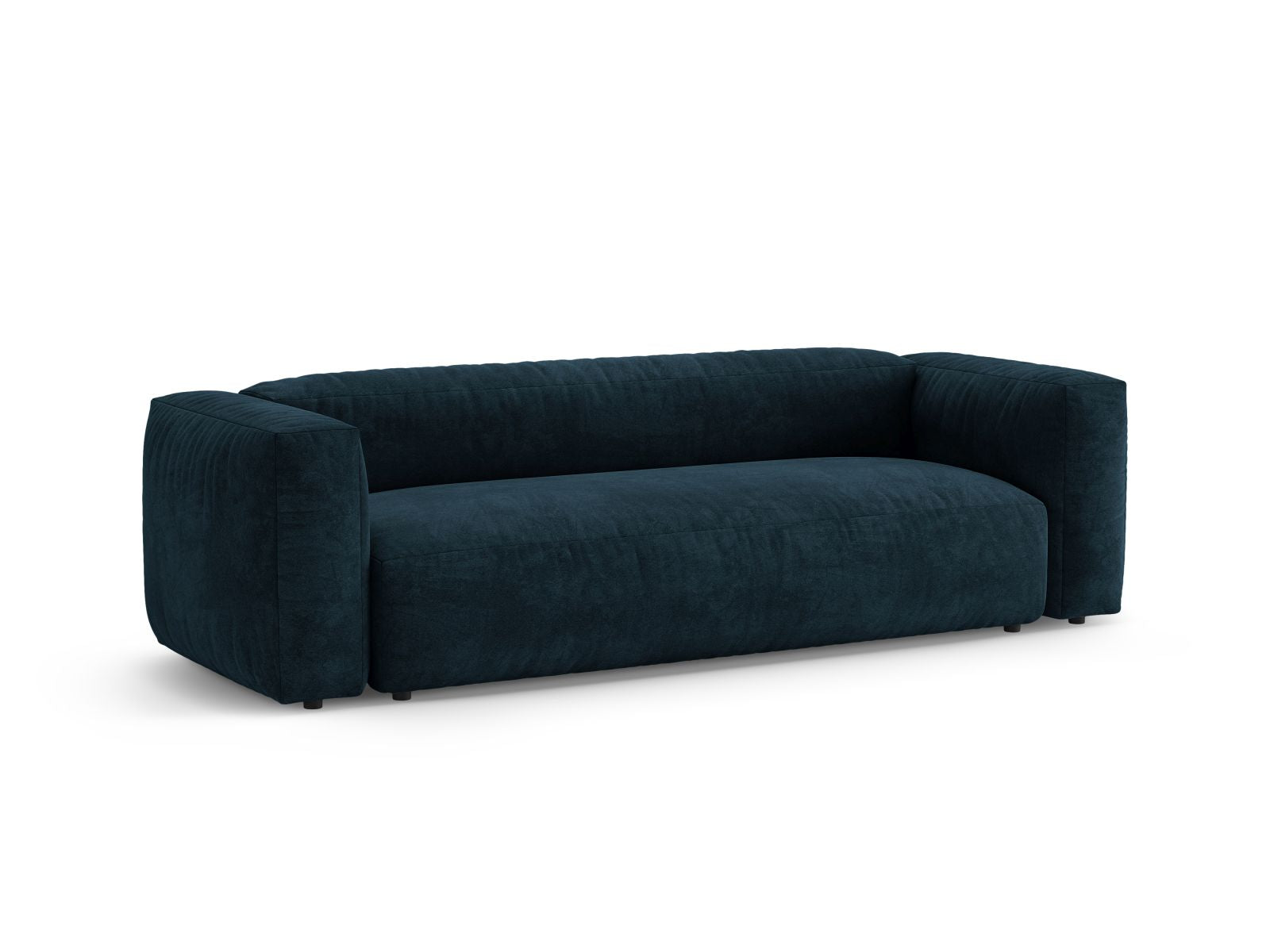 Elegantes 3-Sitzer Sofa Martina in Deep Petrol-Vogue, ideal für stilvolle Wohnräume und als komfortables Bettsofa für Gäste.