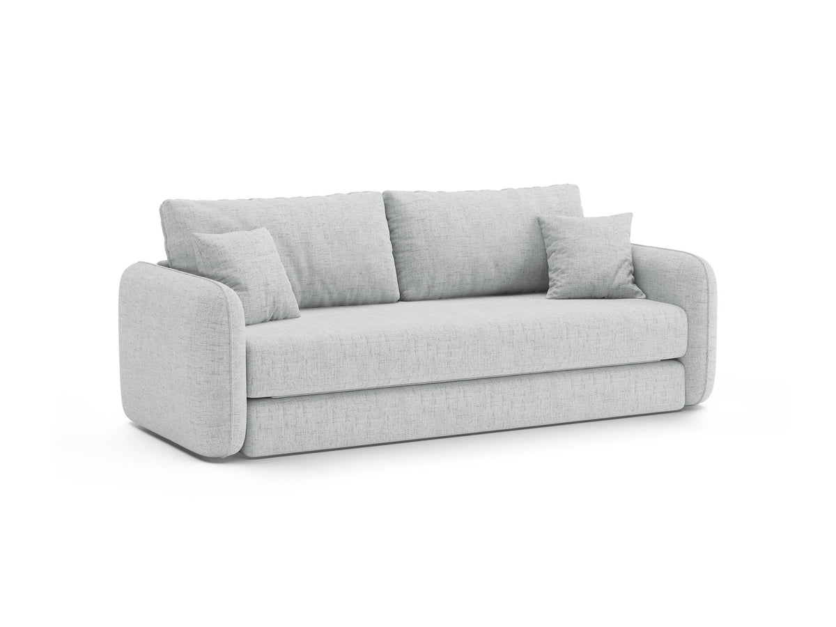 3-Sitzer Sofa mit Schlaffunktion Dormi in Light Grey-Moly präsentiert im Onlineshop von KAQTU Design AG. Bettsofa ist von Micadoni