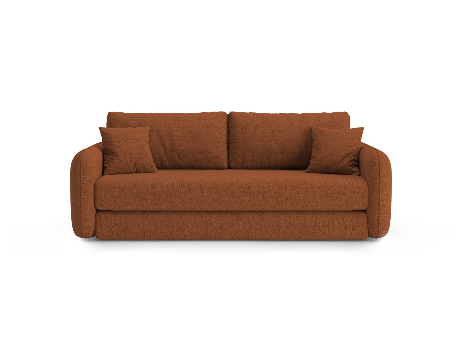 3-Sitzer Sofa mit Schlaffunktion Dormi in Brick-Moly präsentiert im Onlineshop von KAQTU Design AG. Bettsofa ist von Micadoni
