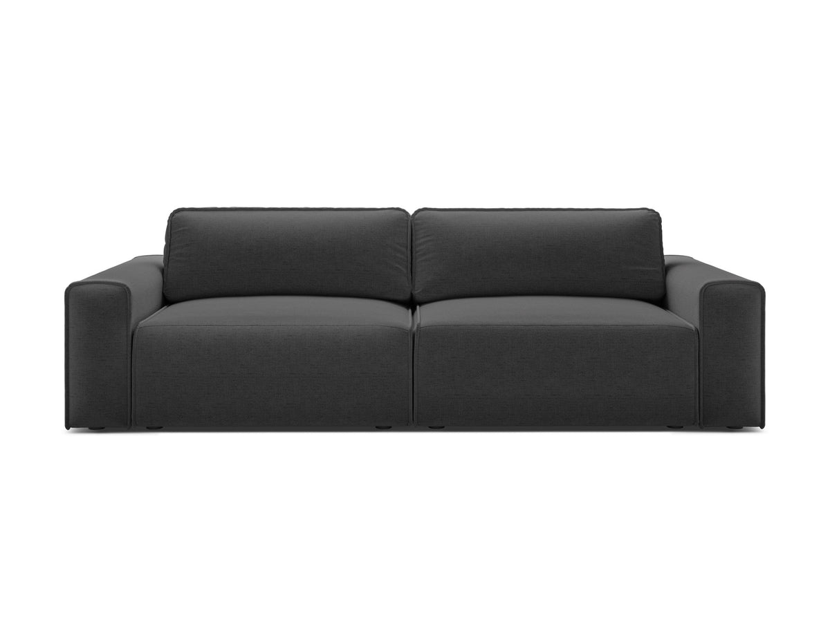3-Sitzer Sofa Victor mit Schlaffunktion und Stauraum in Anthracite-Moly präsentiert im Onlineshop von KAQTU Design AG. Bettsofa ist von Micadoni