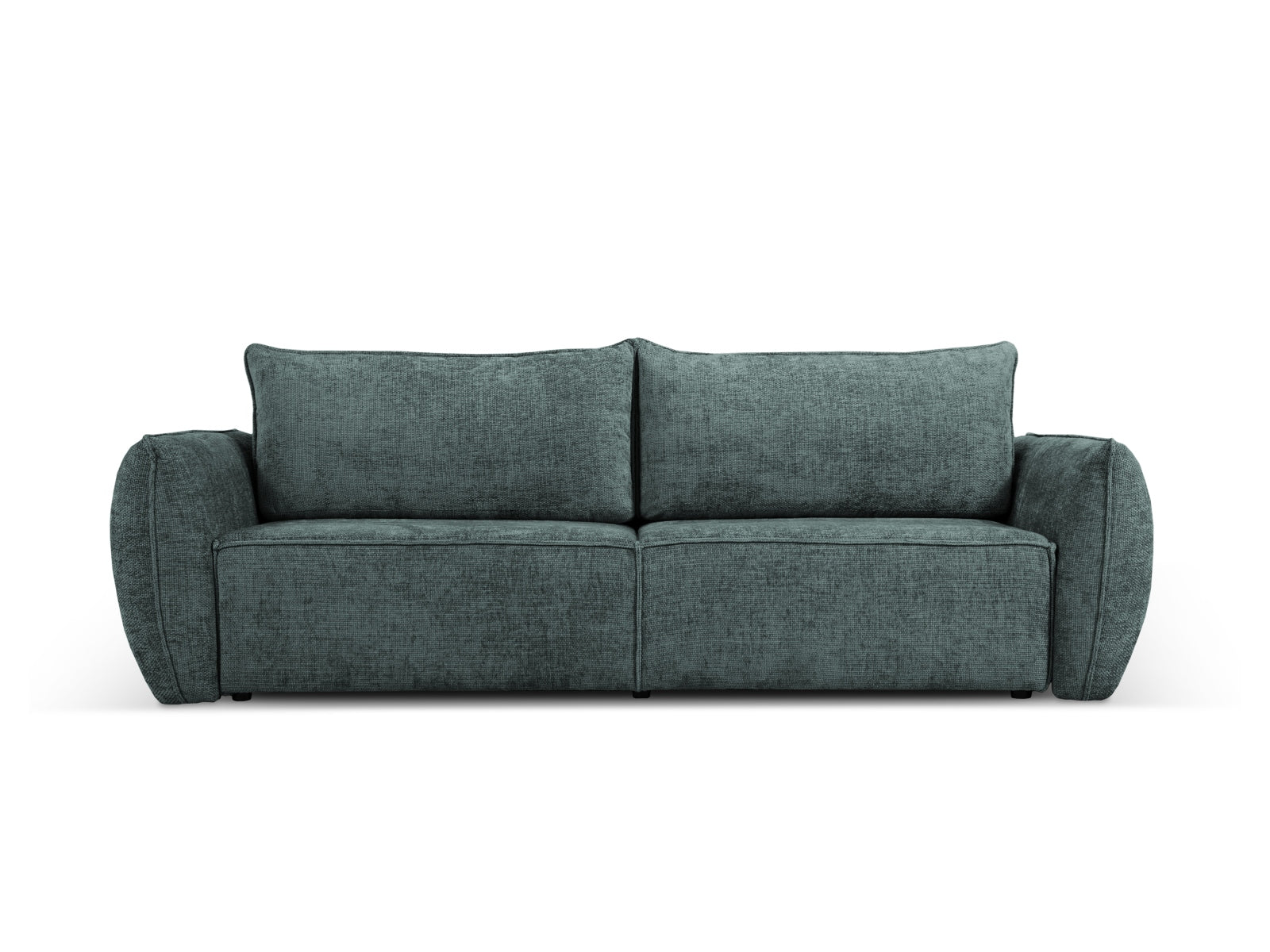 Kaelle Sofa mit Schlaffunktion und Stauraumbox 3 Sitzer in Petrol präsentiert im Onlineshop von KAQTU Design AG. Bett ist von Micadoni