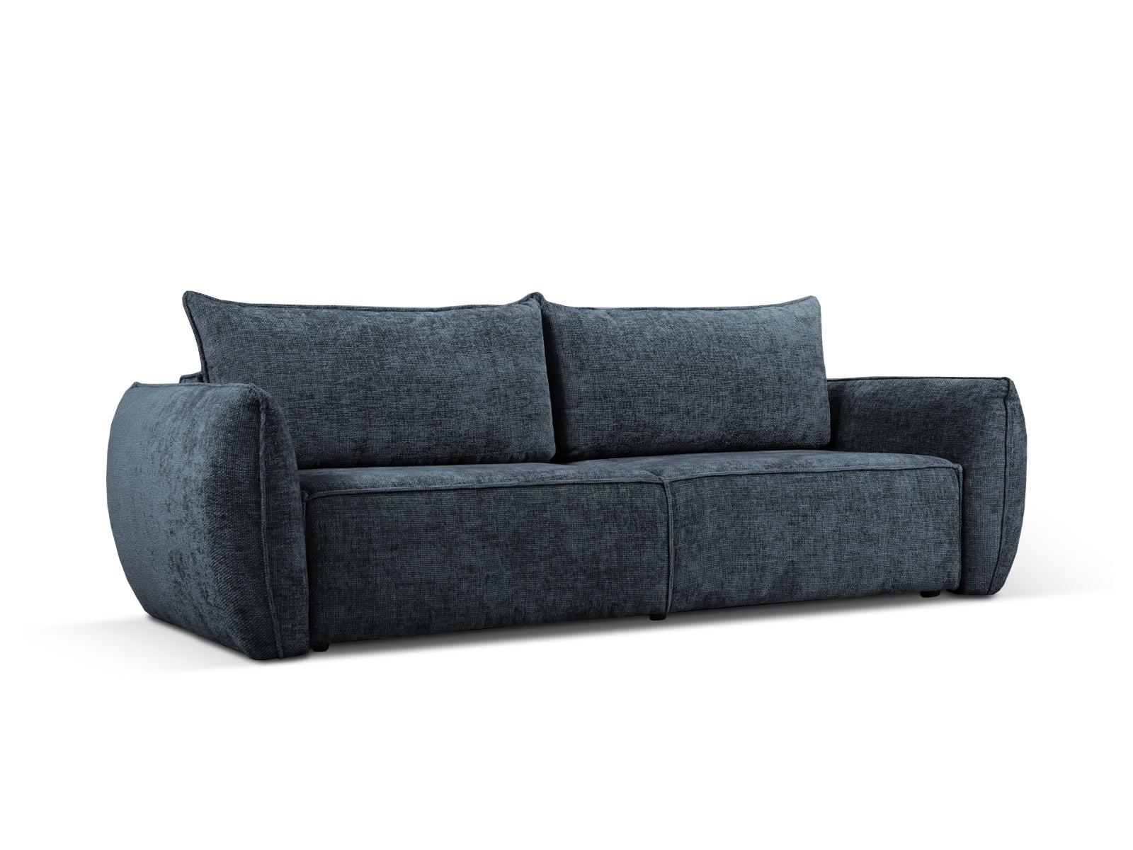 Kaelle Sofa mit Schlaffunktion und Stauraumbox 3 Sitzer in Royal Blue präsentiert im Onlineshop von KAQTU Design AG. Bett ist von Micadoni