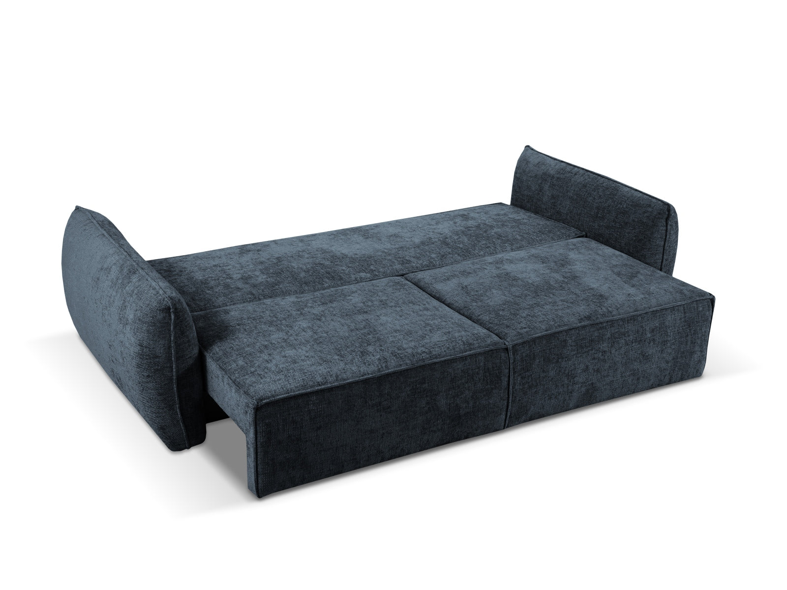 Kaelle Sofa mit Schlaffunktion und Stauraumbox 3 Sitzer in Royal Blue präsentiert im Onlineshop von KAQTU Design AG. Bett ist von Micadoni