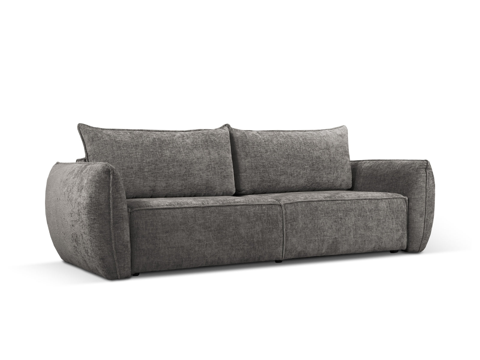 Kaelle Sofa mit Schlaffunktion und Stauraumbox 3 Sitzer in Grey präsentiert im Onlineshop von KAQTU Design AG. Bett ist von Micadoni