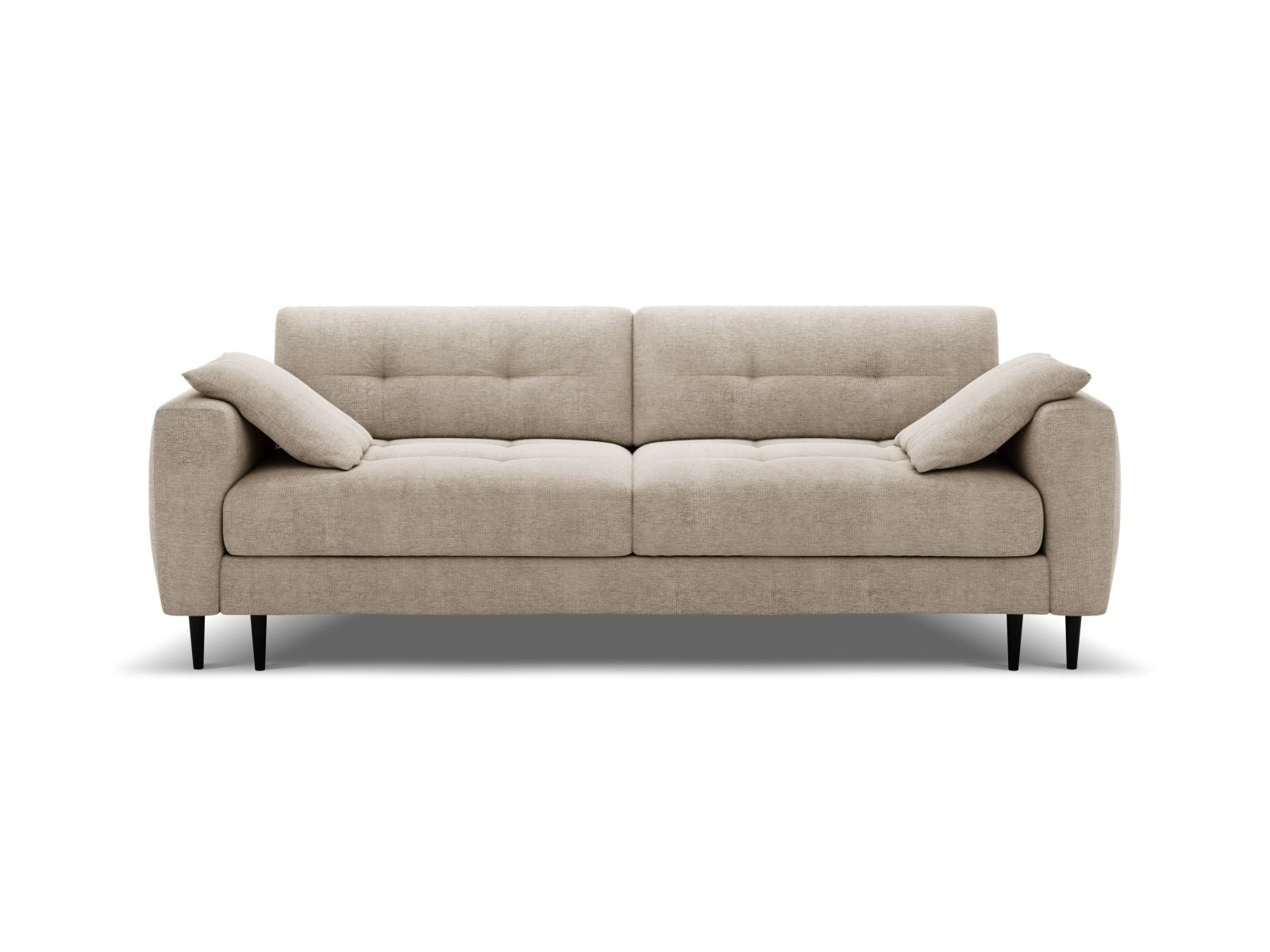 3-Sitzer Bemy Sofa mit Schlaffunktion und Stauraum in Beige-Sorella präsentiert im Onlineshop von KAQTU Design AG. Bettsofa ist von Micadoni