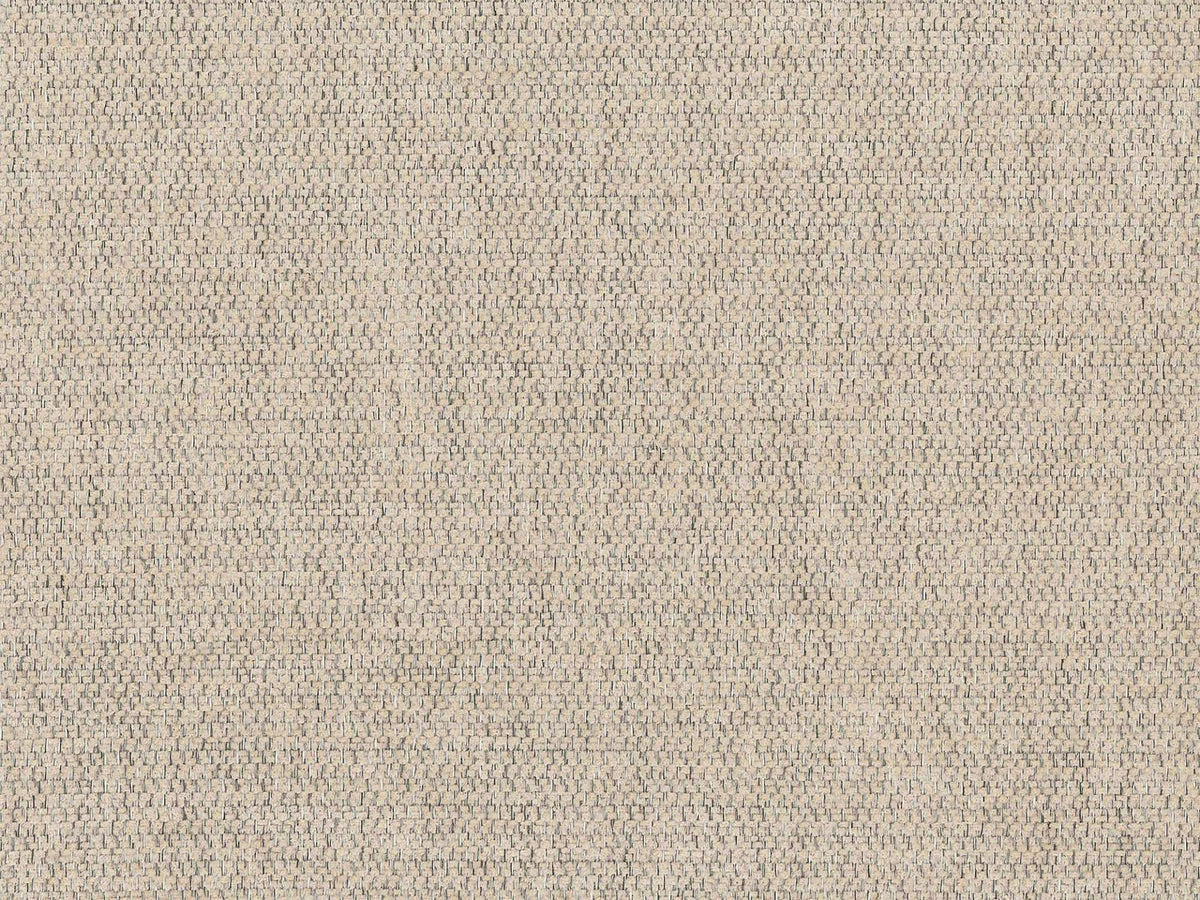 Beiges 3er Sofa Ella von Micadoni mit Veloursstoff-Bezug, ausklappbarer Bettfunktion, Stauraumbox und schwarzen Kunststoffbeinen.