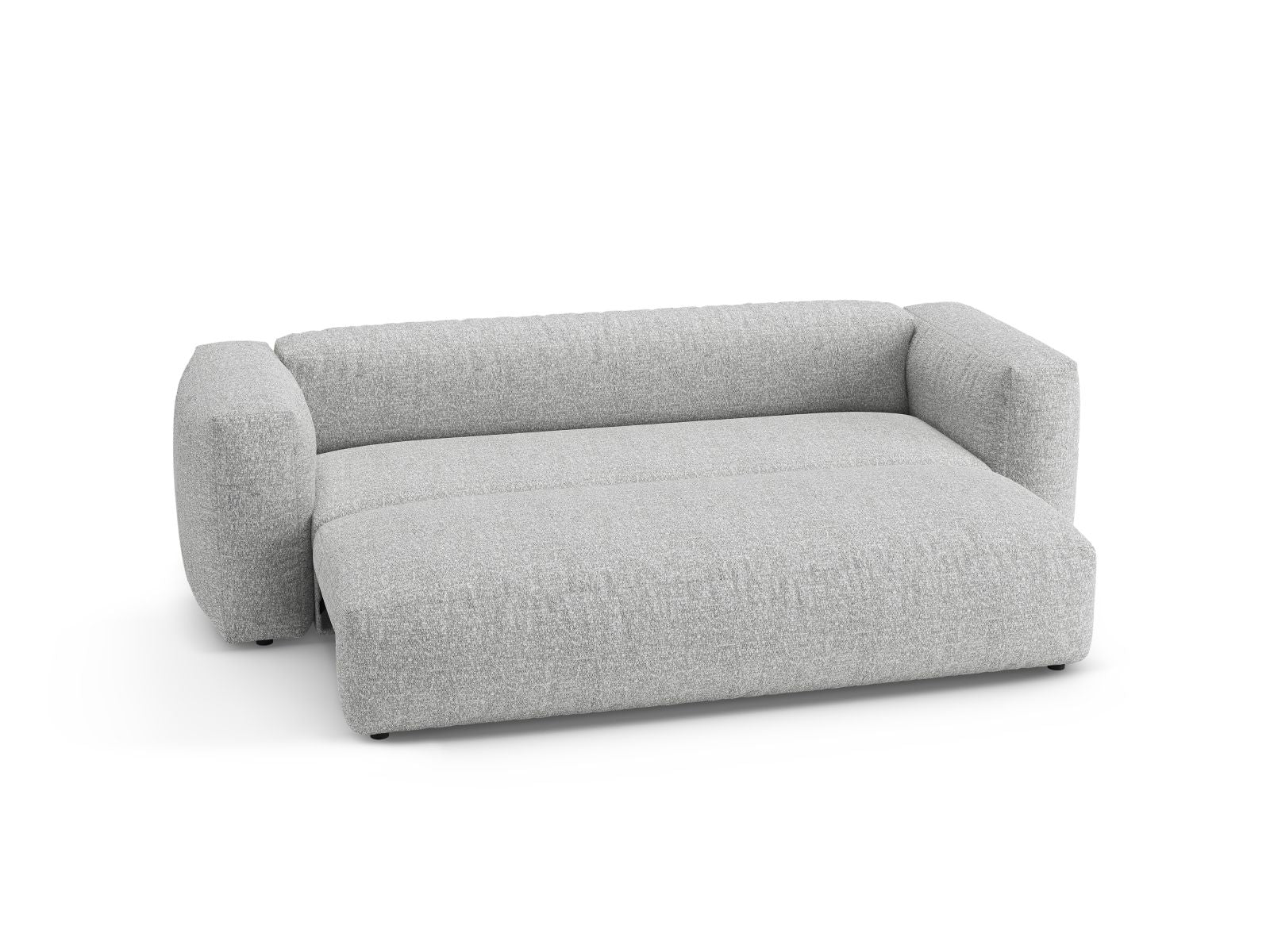 Elegantes 3-Sitzer Sofa Martina in Silver-Monet, ideal für entspannte Stunden und als praktisches Schlafsofa für Übernachtungsgäste.