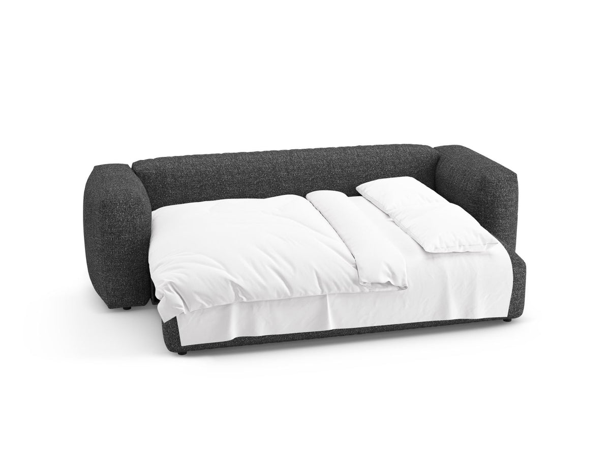 3-Sitzer Sofa mit Schlaffunktion Martina in Anthracite-Monet präsentiert im Onlineshop von KAQTU Design AG. Bettsofa ist von Micadoni