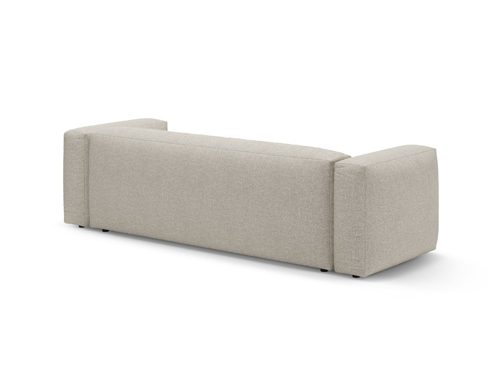 Beige 3-Sitzer Sofa Martina von Micadoni, elegantes Bettsofa mit komfortabler Schlaffunktion für gemütliche Abende und spontane Übernachtungen.