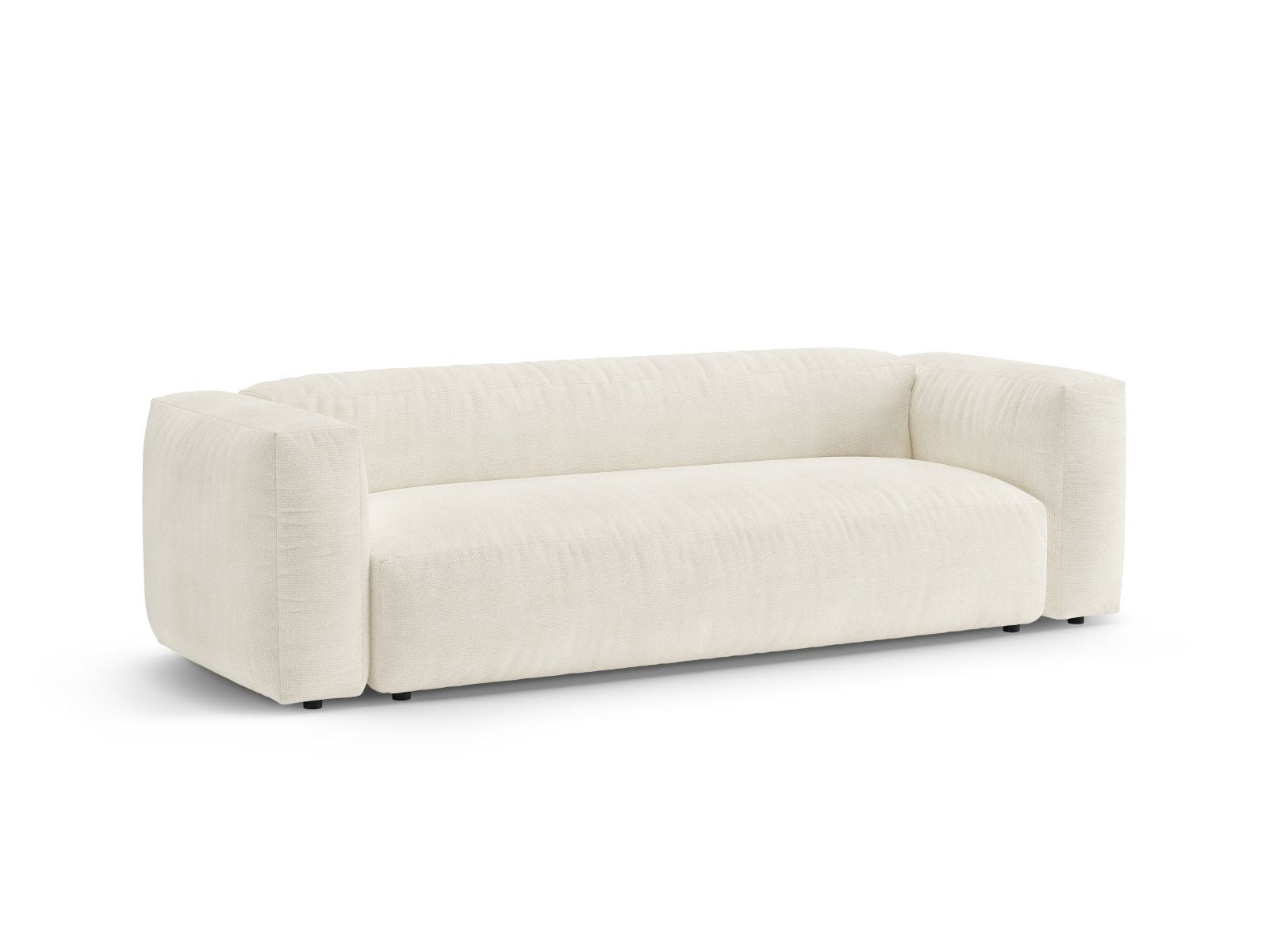 Elegantes 3-Sitzer Sofa Martina in Ivory-Monet, ideal für Wohnräume und als komfortables Bettsofa für Gäste. Von Micadoni.