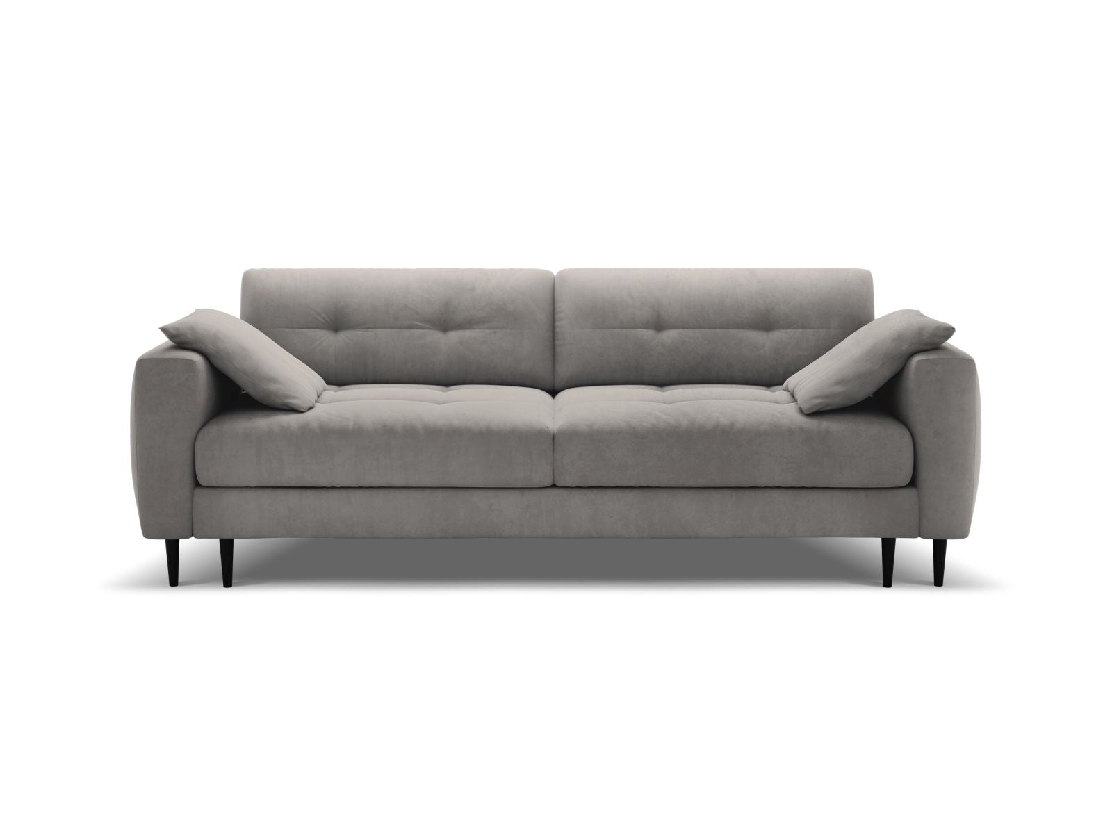 3-Sitzer Bemy Sofa mit Schlaffunktion und Stauraum in Grey-Salvador präsentiert im Onlineshop von KAQTU Design AG. Bettsofa ist von Micadoni