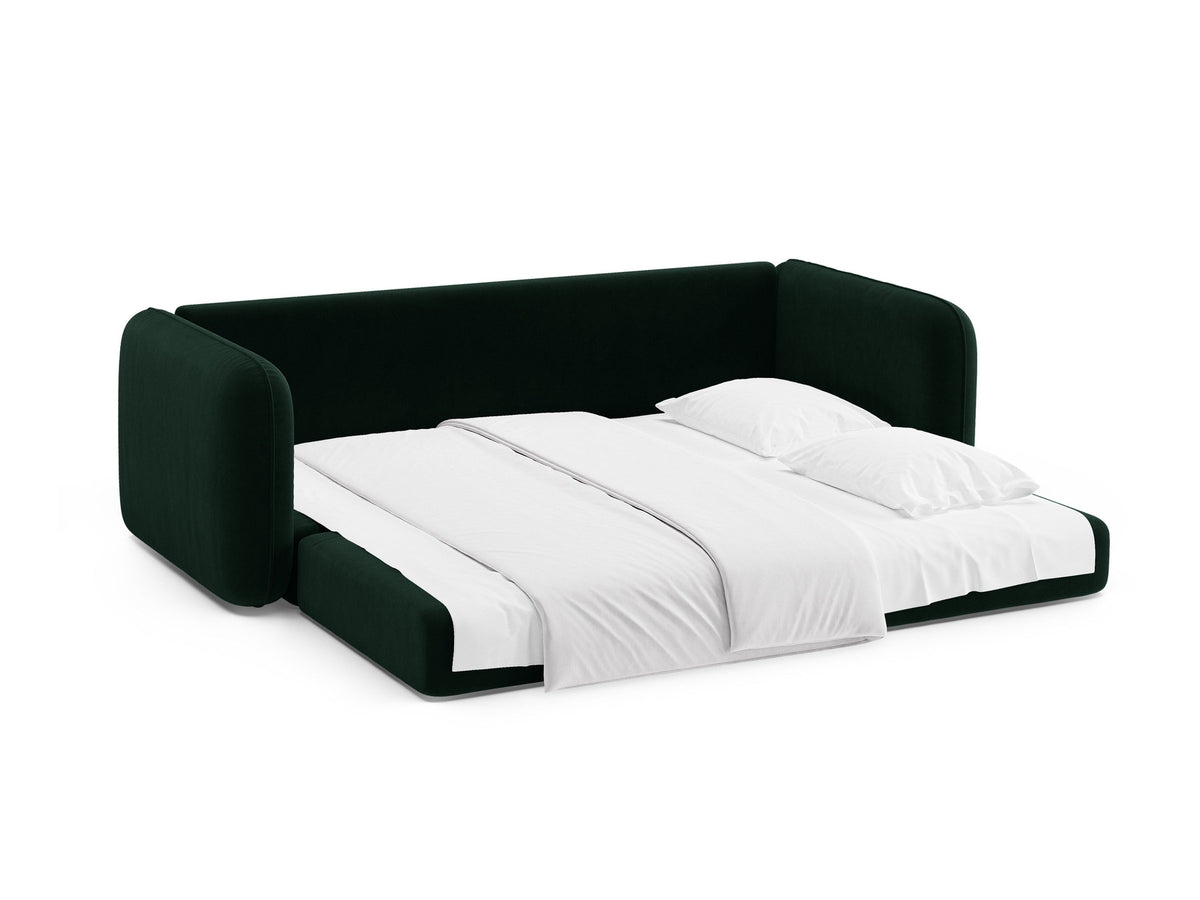 3-Sitzer Sofa mit Schlaffunktion Dormi in Bottle Green-Salvador präsentiert im Onlineshop von KAQTU Design AG. Bettsofa ist von Micadoni