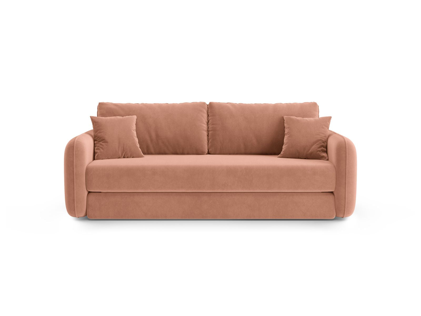 3-Sitzer Sofa mit Schlaffunktion Dormi in Pink-Salvador präsentiert im Onlineshop von KAQTU Design AG. Bettsofa ist von Micadoni