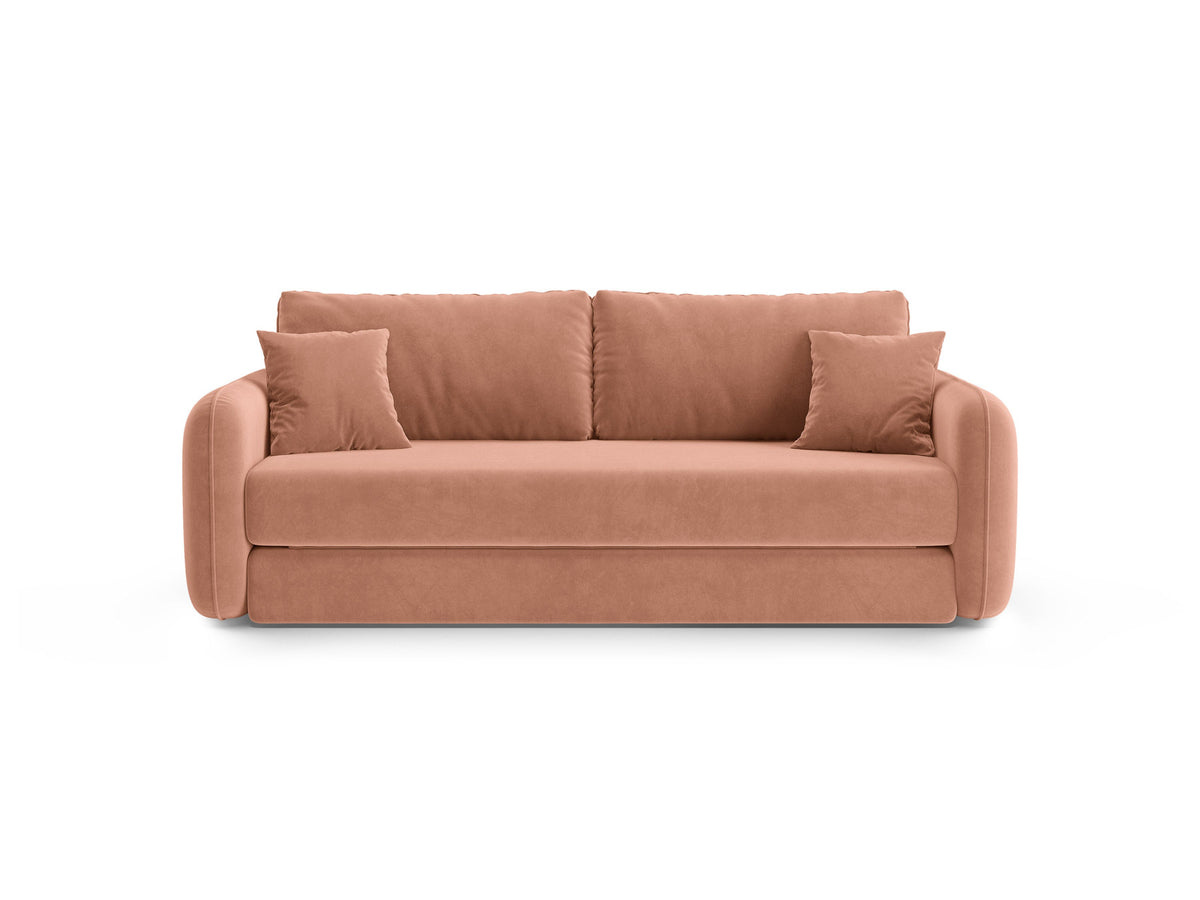 3-Sitzer Sofa mit Schlaffunktion Dormi in Pink-Salvador präsentiert im Onlineshop von KAQTU Design AG. Bettsofa ist von Micadoni