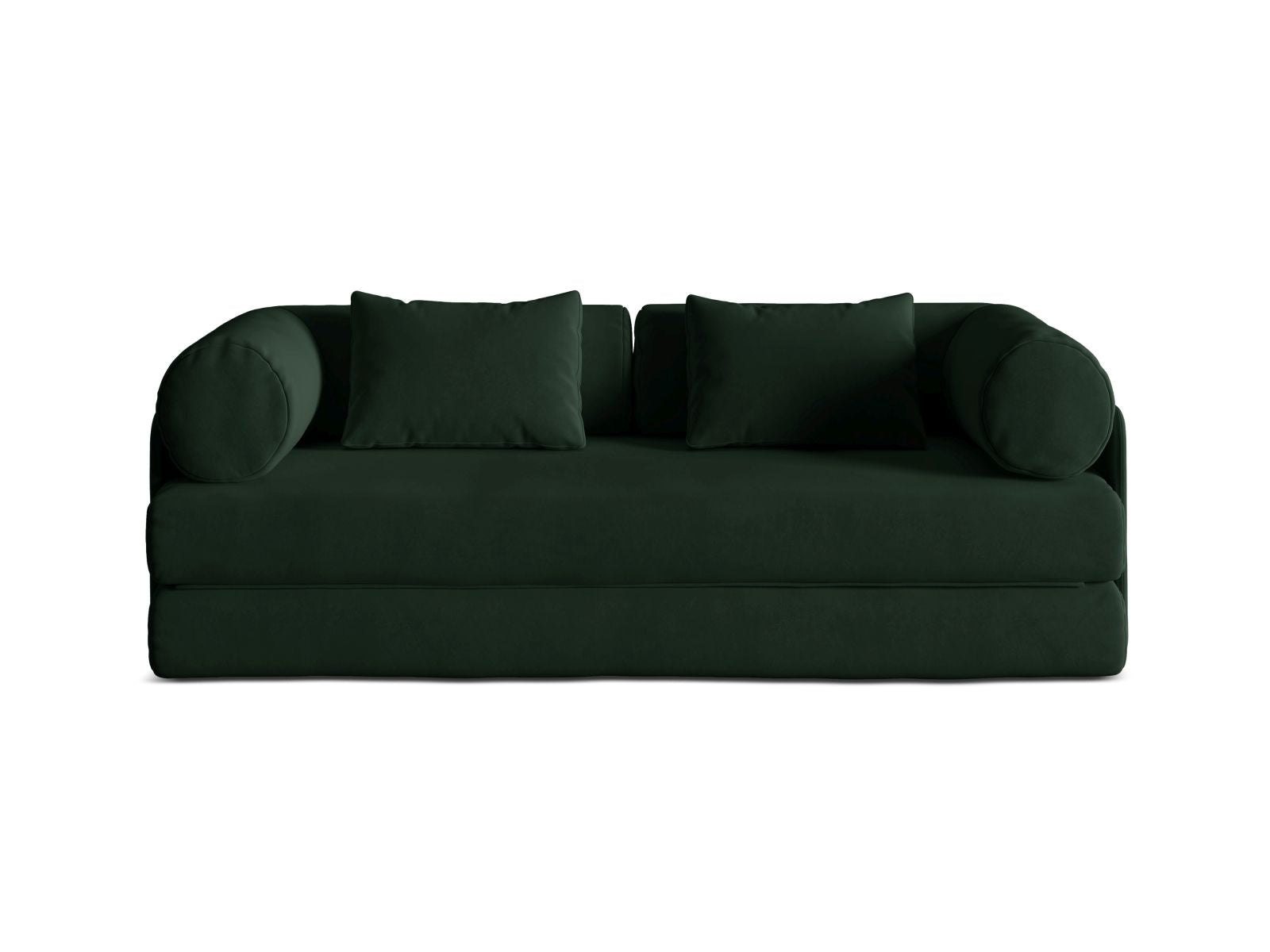 3-Sitzer Sofa mit Schlaffunktion Dreamy in Bottle Green-Salvador präsentiert im Onlineshop von KAQTU Design AG. Bettsofa ist von Micadoni