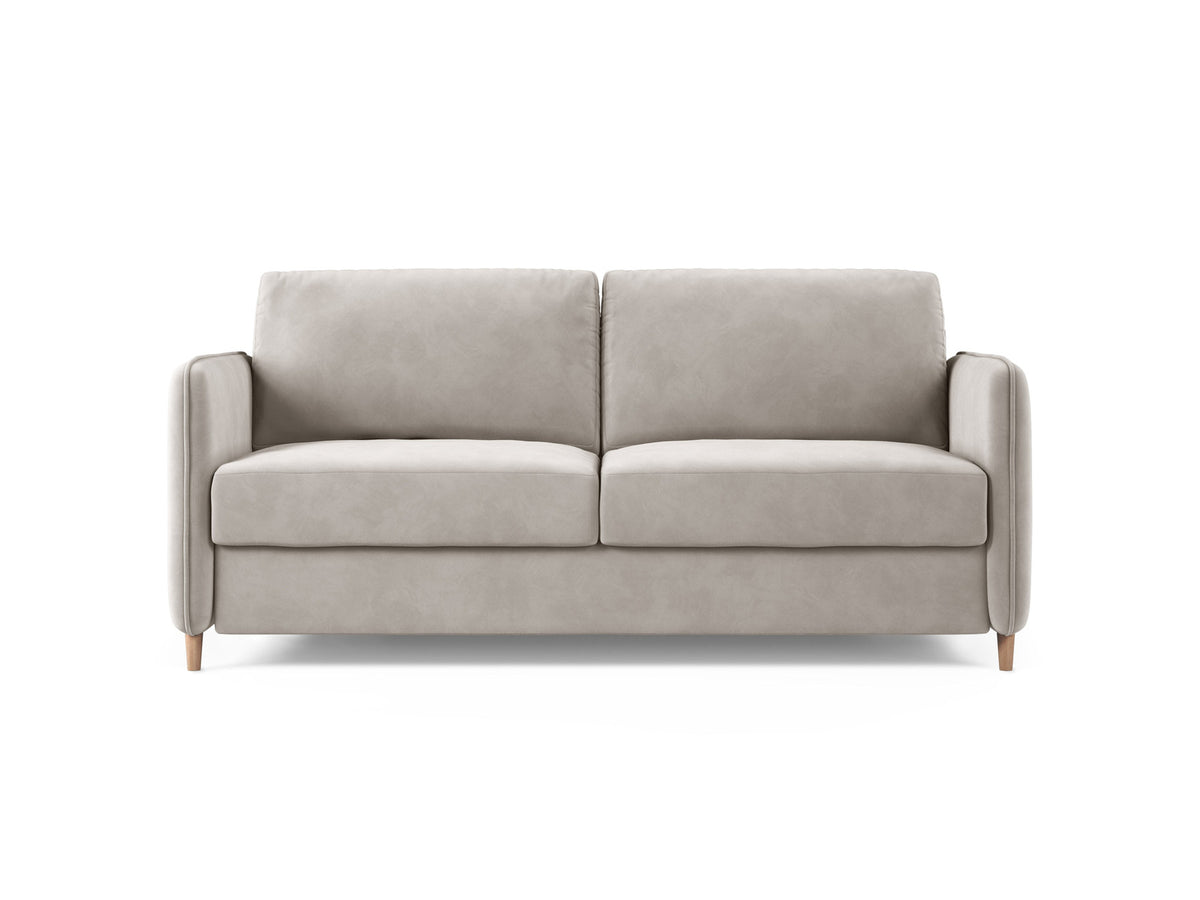 3-Sitzer Sofa mit Schlaffunktion Simo in Beige-Salvador präsentiert im Onlineshop von KAQTU Design AG. Bettsofa ist von Micadoni