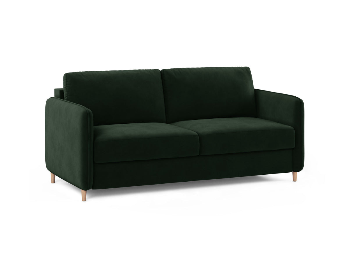 3-Sitzer Sofa mit Schlaffunktion Simo in Bottle Green-Salvador präsentiert im Onlineshop von KAQTU Design AG. Bettsofa ist von Micadoni
